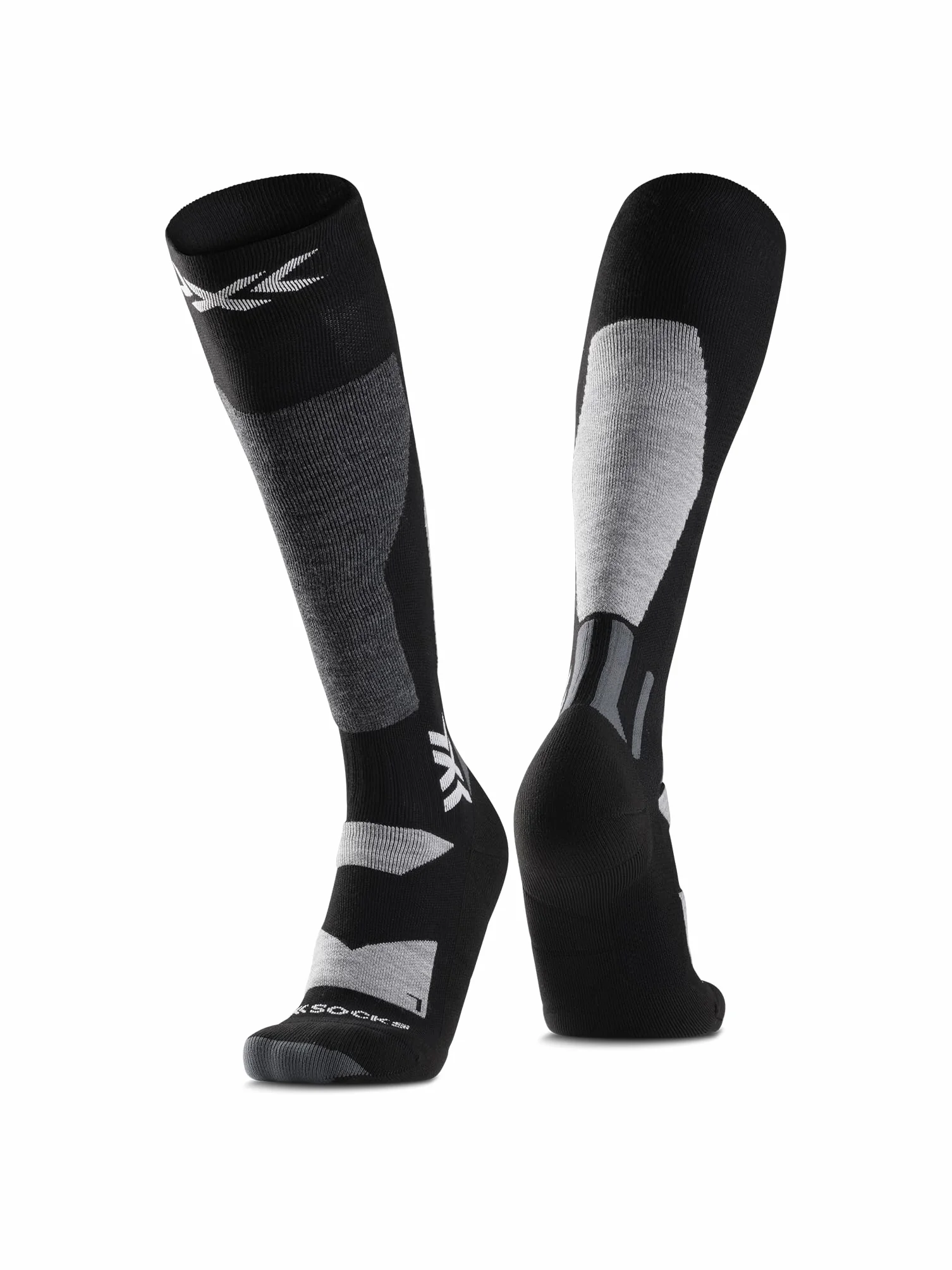 X-Socks Snowboard Discover OTC - wysokowydajne skarpety snowboardowe z bandażem O-Ring - najwyższy komfort i wsparcie podczas jazdy na snowboardzie - Sage Green/English Lawn, 35-38