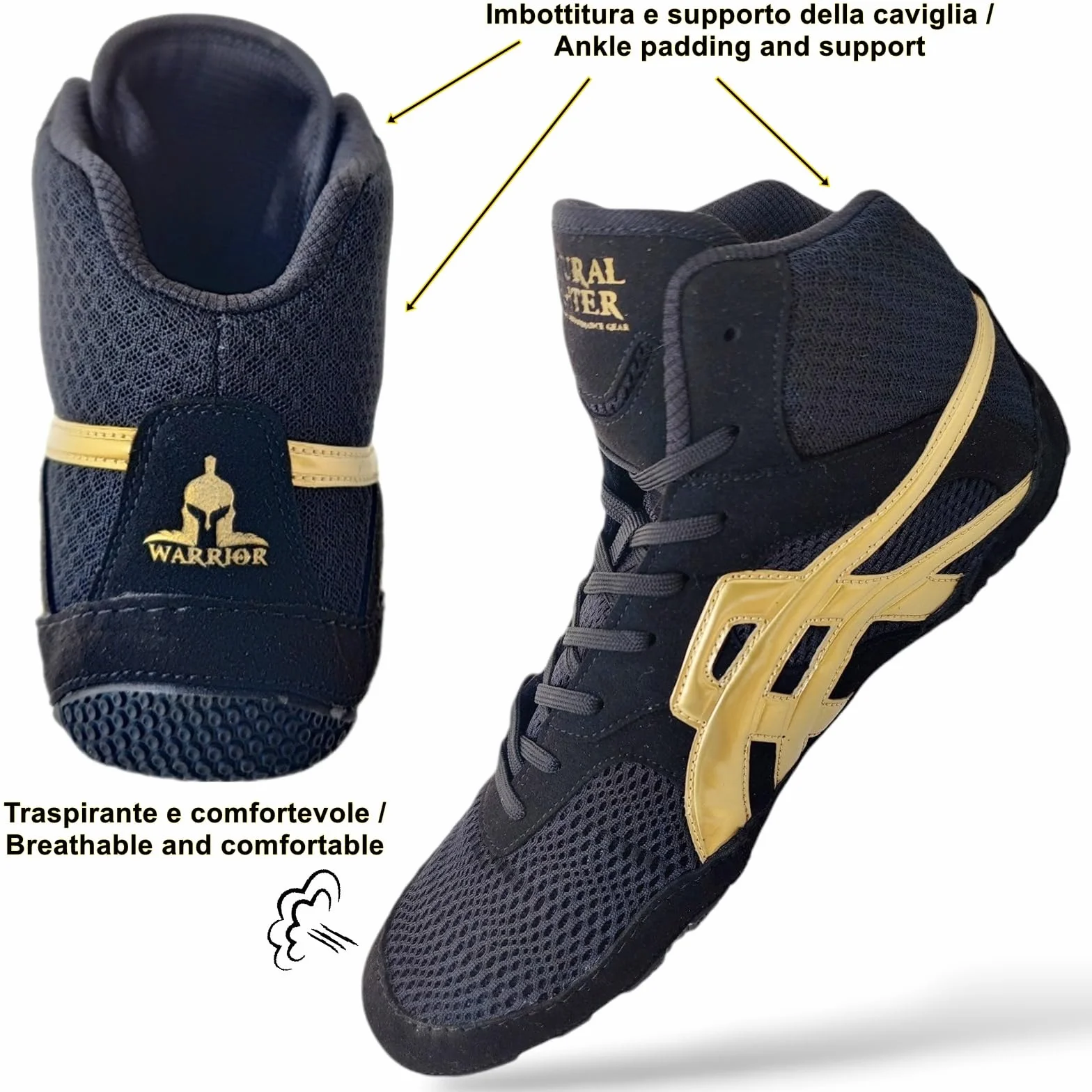 Walka Wolna walka Boks MMA Fitness Lekkie Elastyczne Wegańskie skórzane buty zapaśnicze