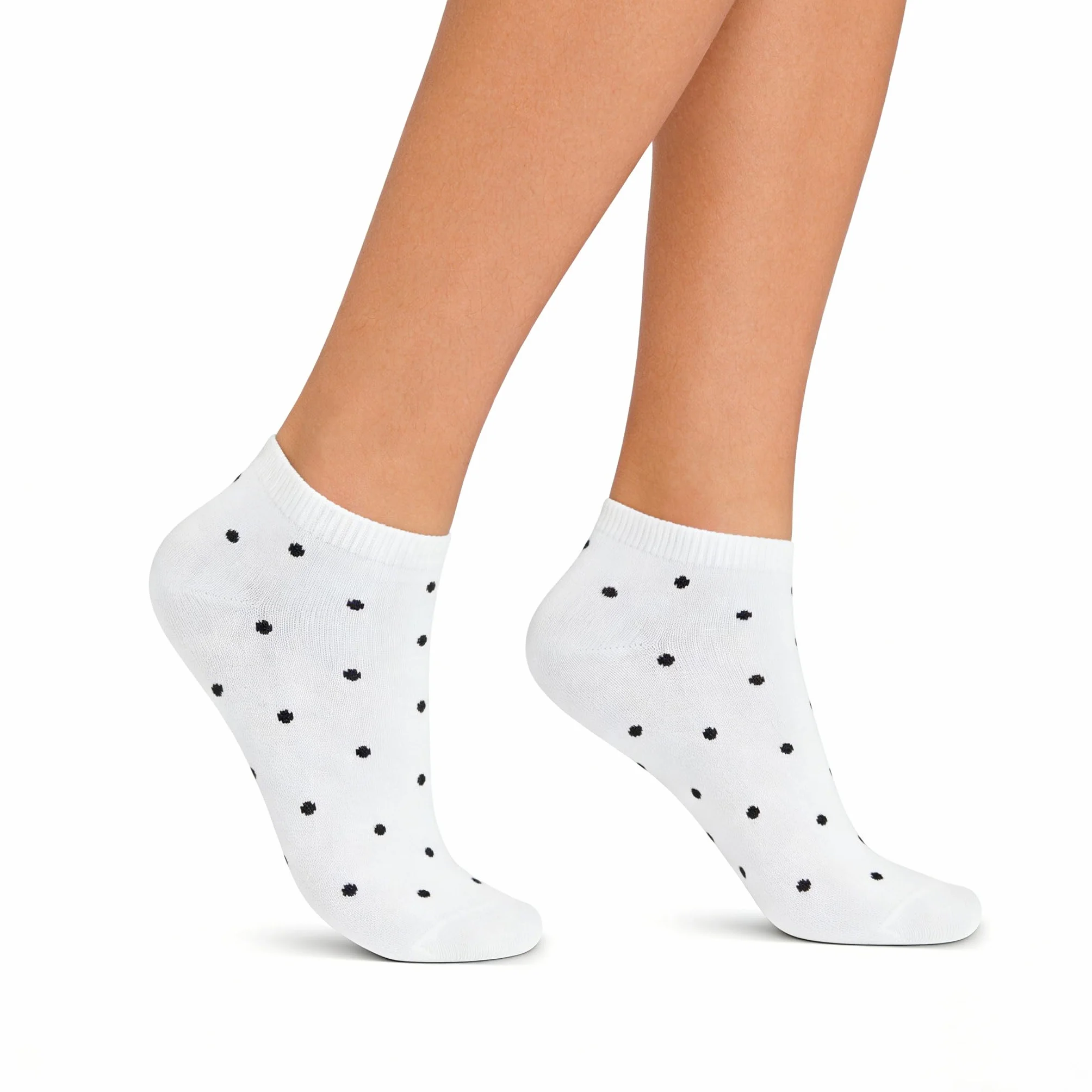 L&K-II Damskie skarpety do sneakersów, 6 par, krótkie skarpety sportowe, bawełniane, oddychające, do biegania, na czas wolny, na lato, antypoślizgowe stopki dla kobiet, 2160