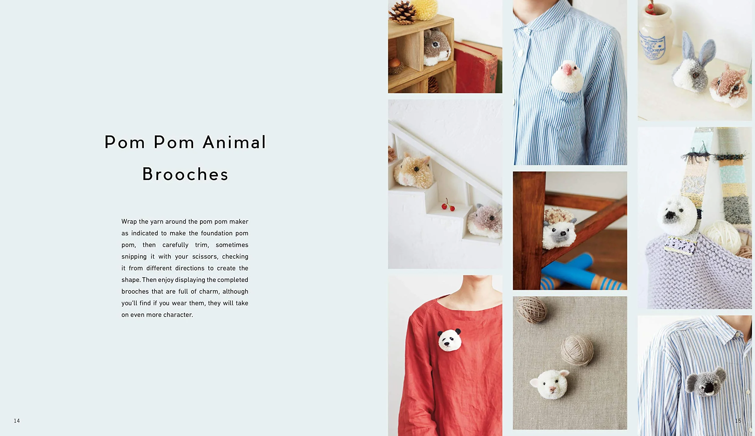 POM POM Animals: 45 Easy and Adorable Projects Made from Wool