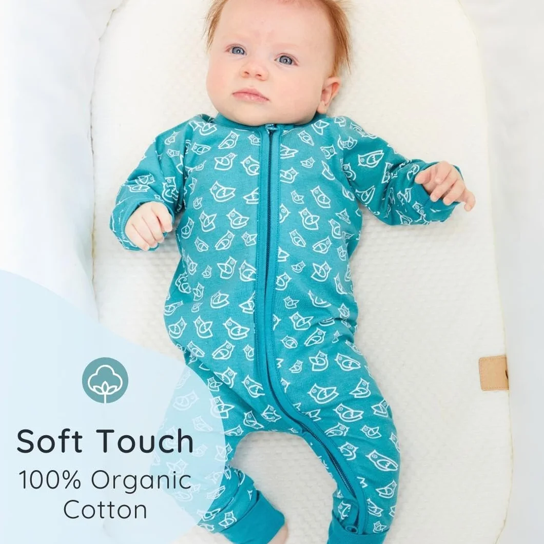 Bramble & Bear (2 szt. w opakowaniu unisex śpioszki dla niemowląt, Czerwony i turkusowy, 9-12 miesięcy
