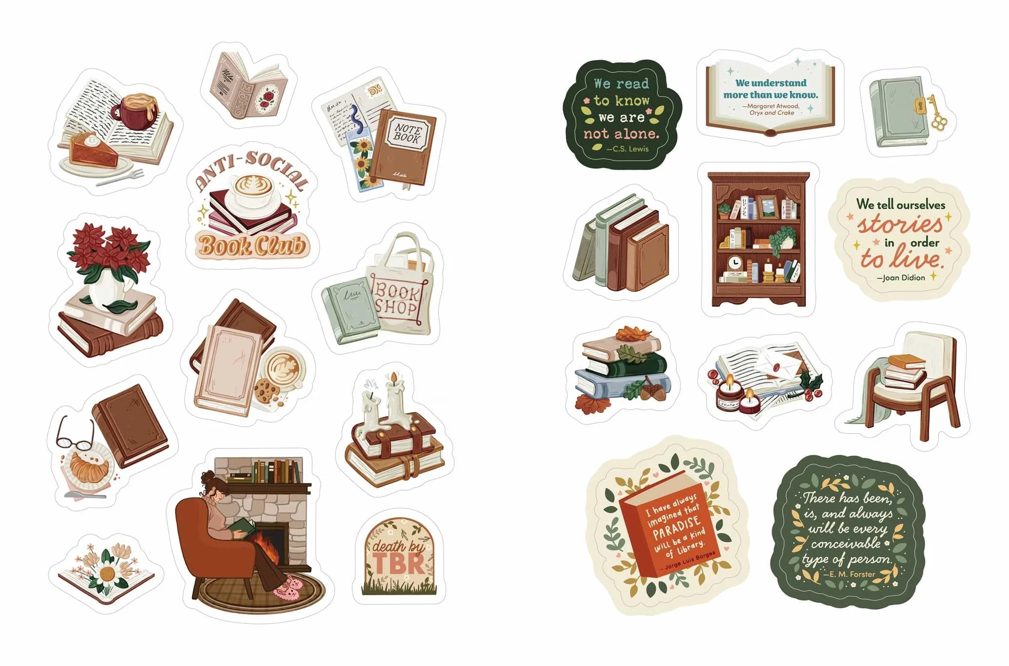 One More Page: A Sticker Book for Book Lovers!
