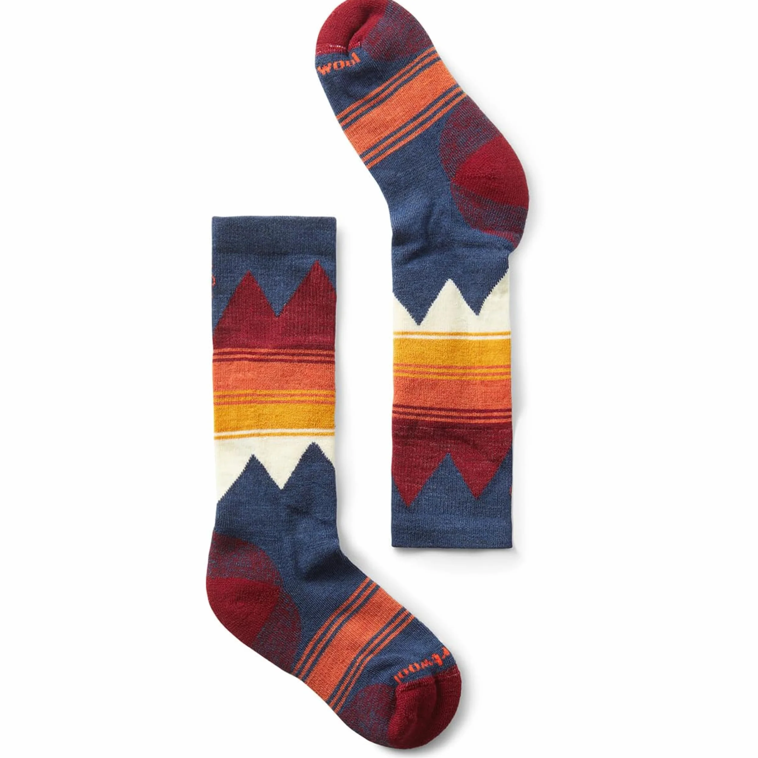 Smartwool Dzieci Ski Light Cushion OTC Skarpety Alpine Blue 29-32