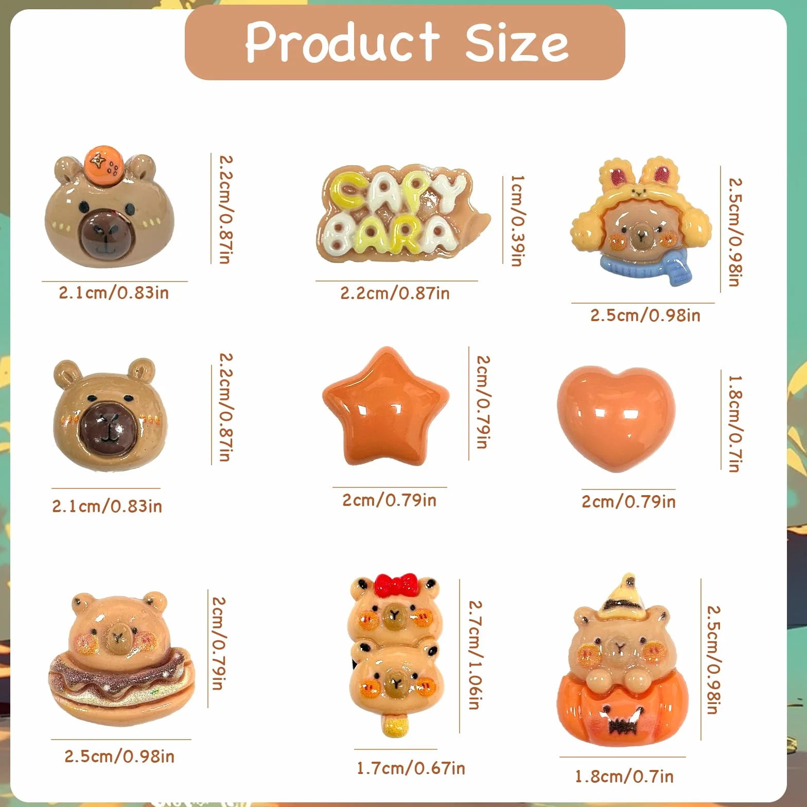 Capybara Zawieszki do Butów, Kapibary Charmsy do Butów, Capybara Charms, Kapibara Dekoracja Butów, Kapibara Dekoracja Butów Zawieszki Akcesoria Szpilki Prezenty, do Dekoracji Chodaków