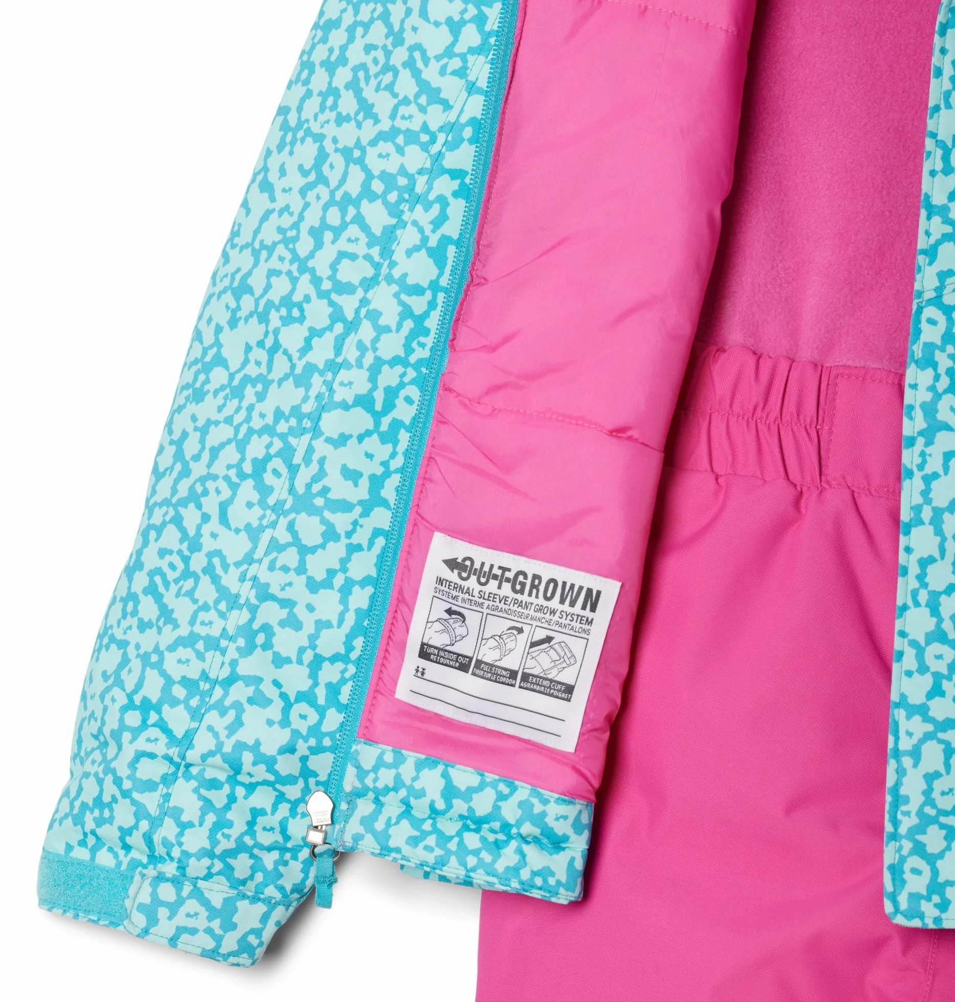 Columbia Buga Zestaw narciarski dla dzieci, unisex, gejzer, XS