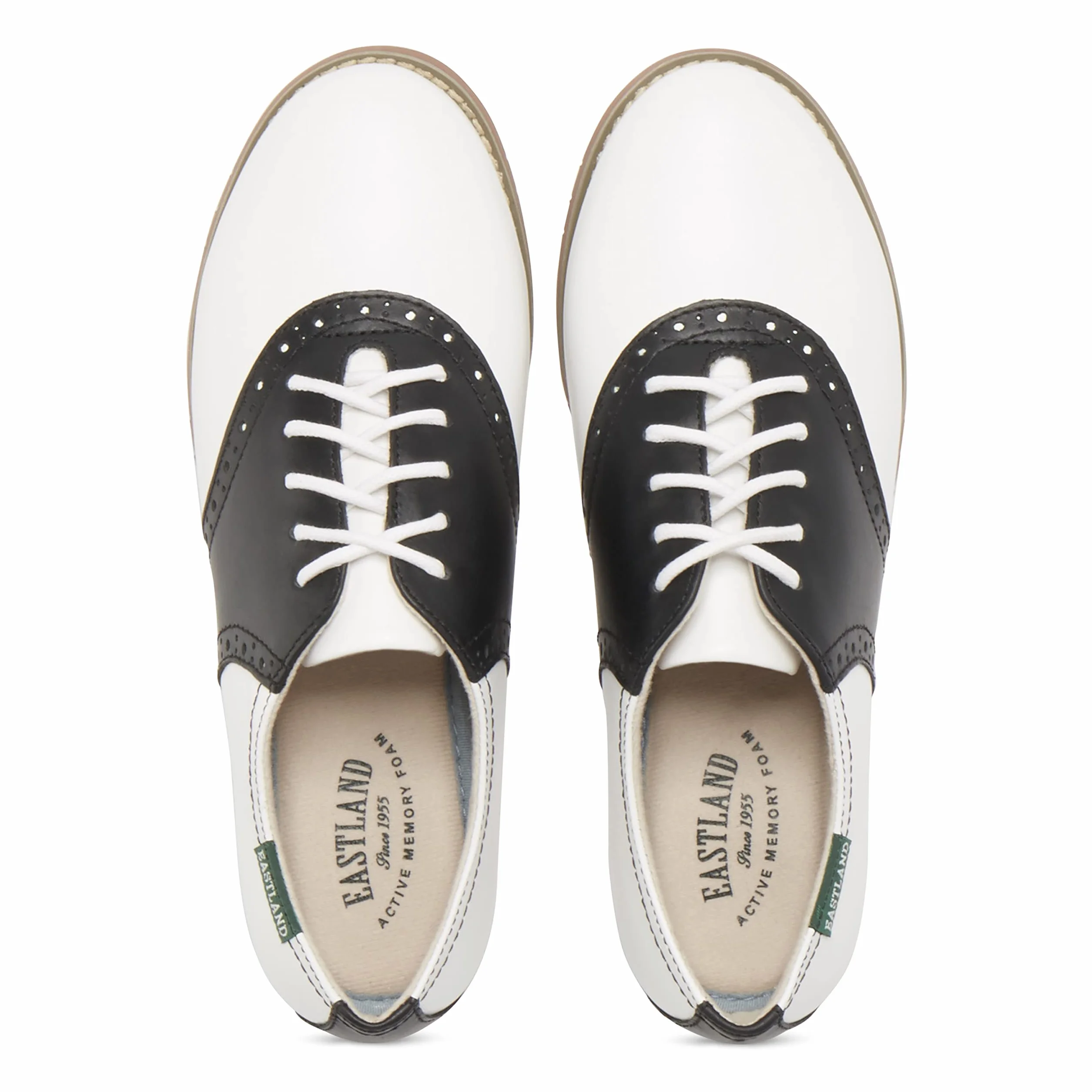 Eastland Sadie Oxfords damskie, Czarny, biały, 41 EU