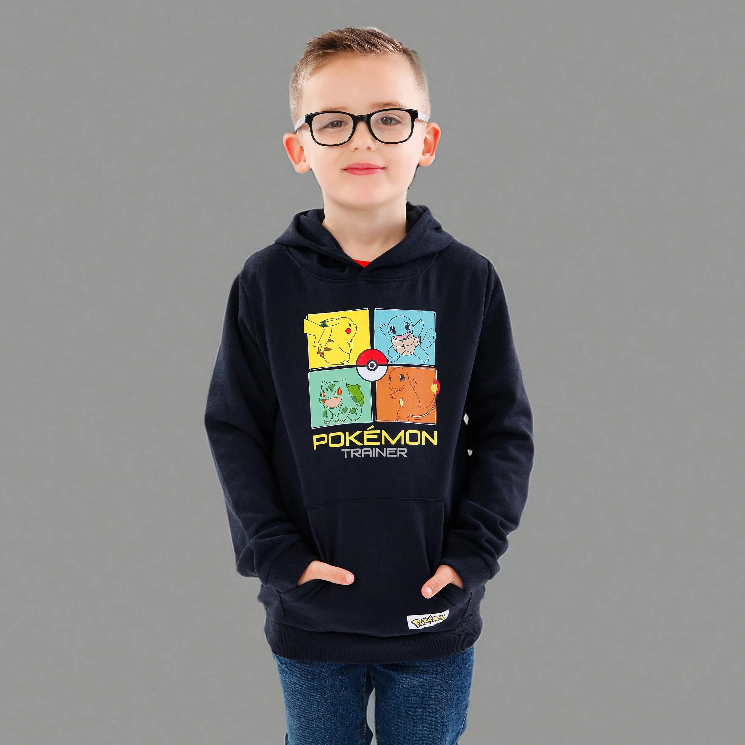 Bluza z kapturem Pokemon | Pikachu bluza z kapturem dla chłopców | Bisasam Glumanda Schiggy | bluza z kapturem dla chłopców | Pokémon odzież dla dzieci