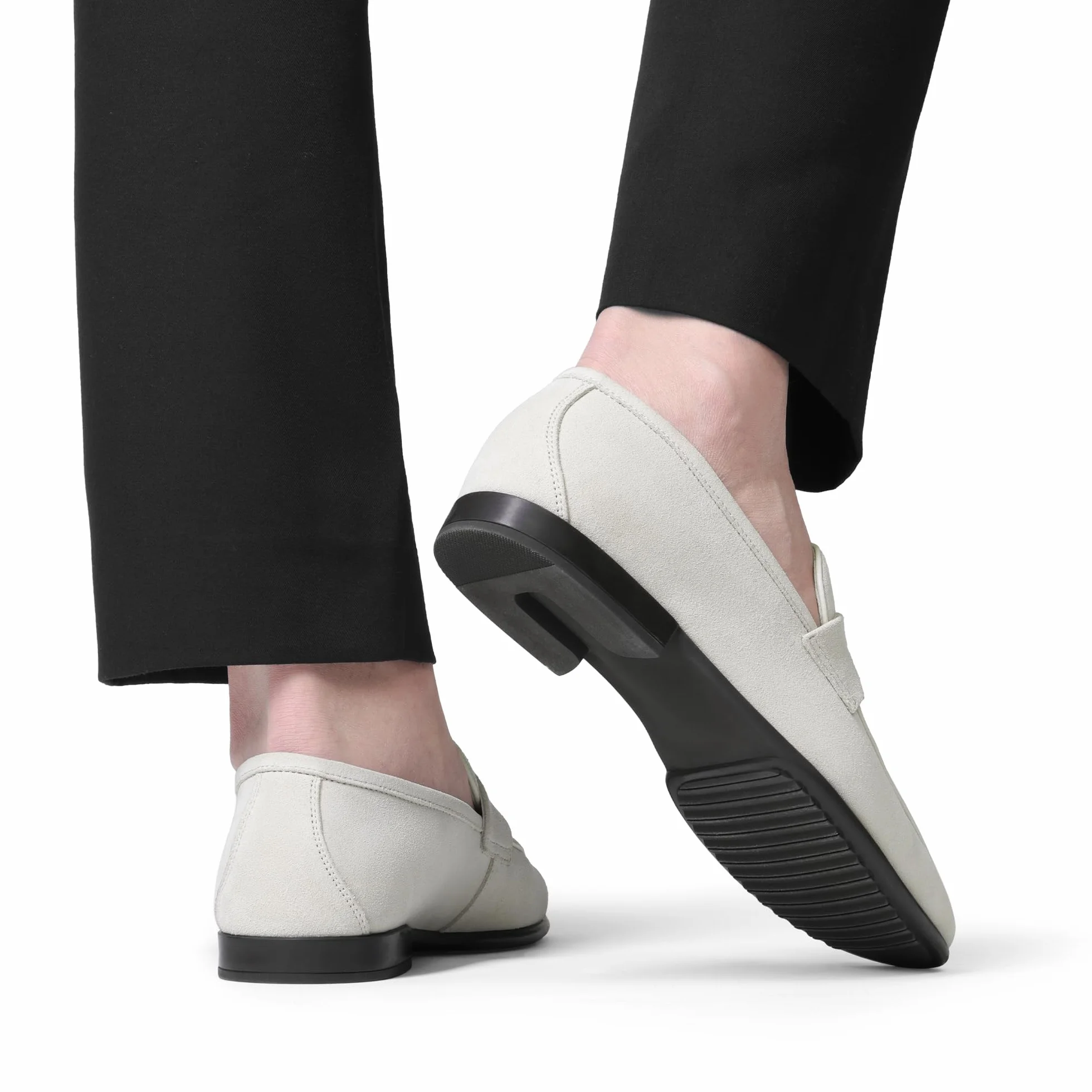 Bruno Marc Męskie klasyczne mokasyny Penny Suede Dress Shoes Comfort Lekkie wsuwane buty Solace Reserve