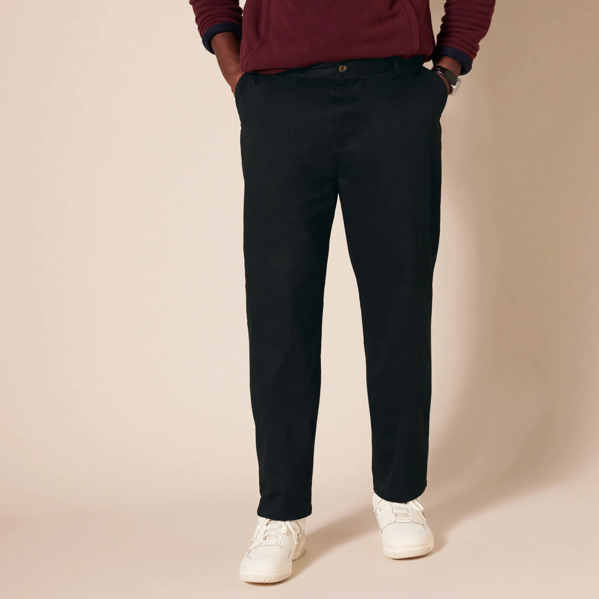 Amazon Essentials Classic-fit Wrinkle-resistant Flat-front Chino Pant - Nieformalne spodnie Mężczyźni