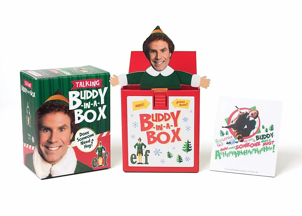 Elf Talking Buddy-In-A-Box: "Does Somebody Need a Hug?"