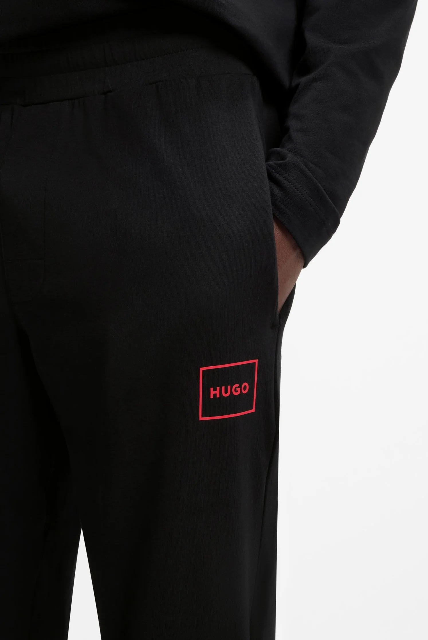 HUGO Spodnie Laze Cw - Spodnie Loungewear_Pant Mężczyźni