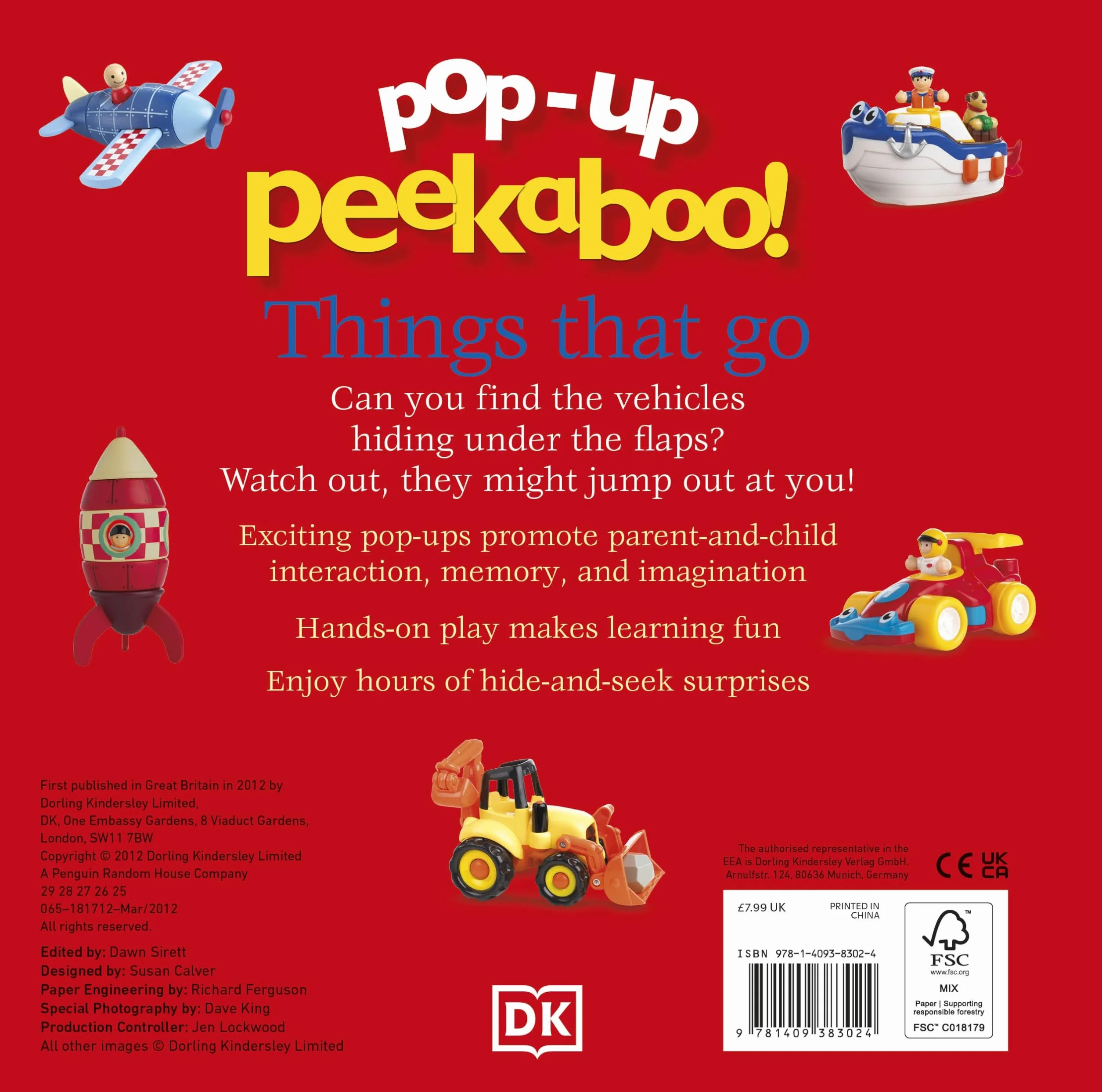 Pop-Up Peekaboo! Things That Go: A Speedy Surprise Under Every Flap!