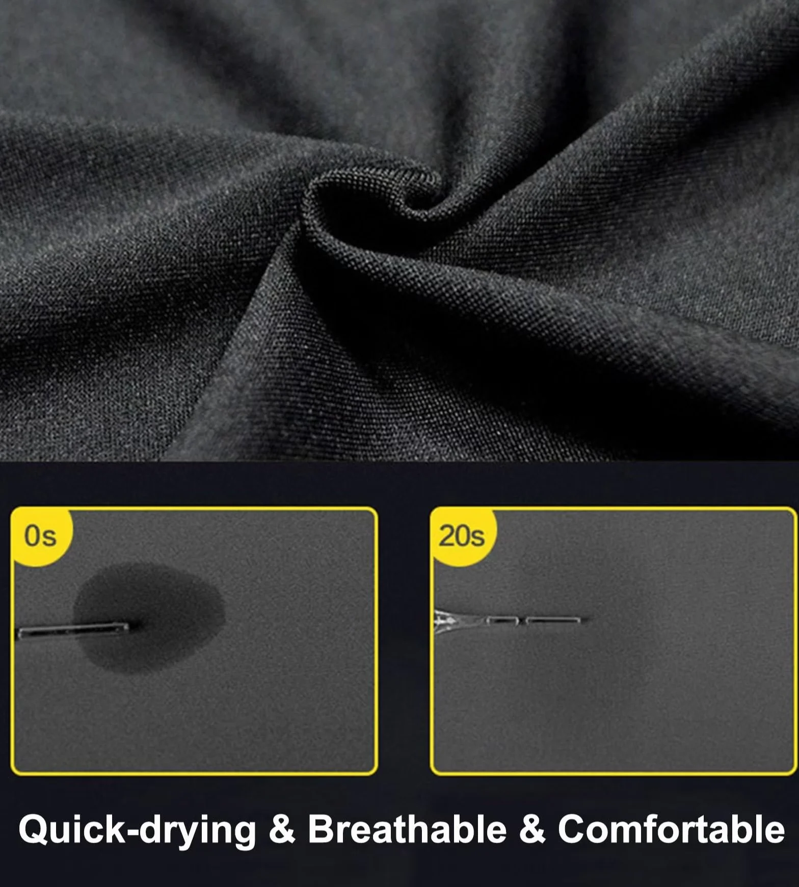 3 Pack Mens Compression Shorts Gym Running Sports Underwear Base Layer Shorts Quick-Drying Workout Shorts,Compression Fit