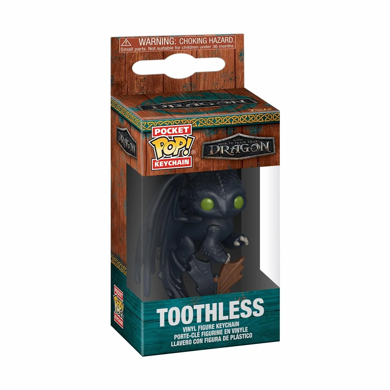 Funko Pop! Brelok do kluczy: Jak wytresować smoka na żywo - Bezbolesny - Mini kolekcjonerska figurka winylowa nowość brelok - wypełniacze do skarpet - pomysł na prezent - oficjalny towar