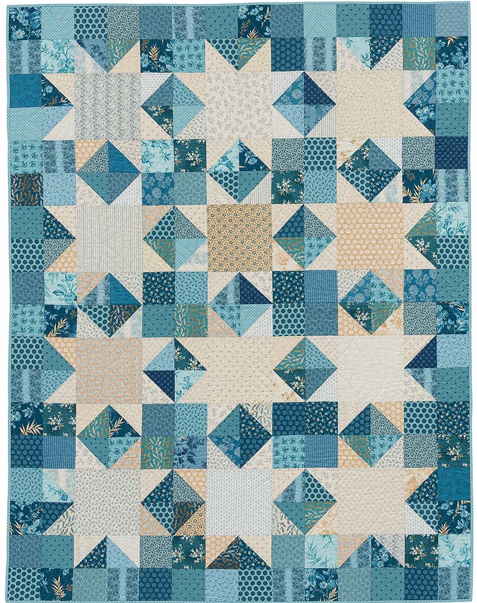 A Season in Blue: 16 Quilt Patterns and a Cozy Cabin Full of Inspiration