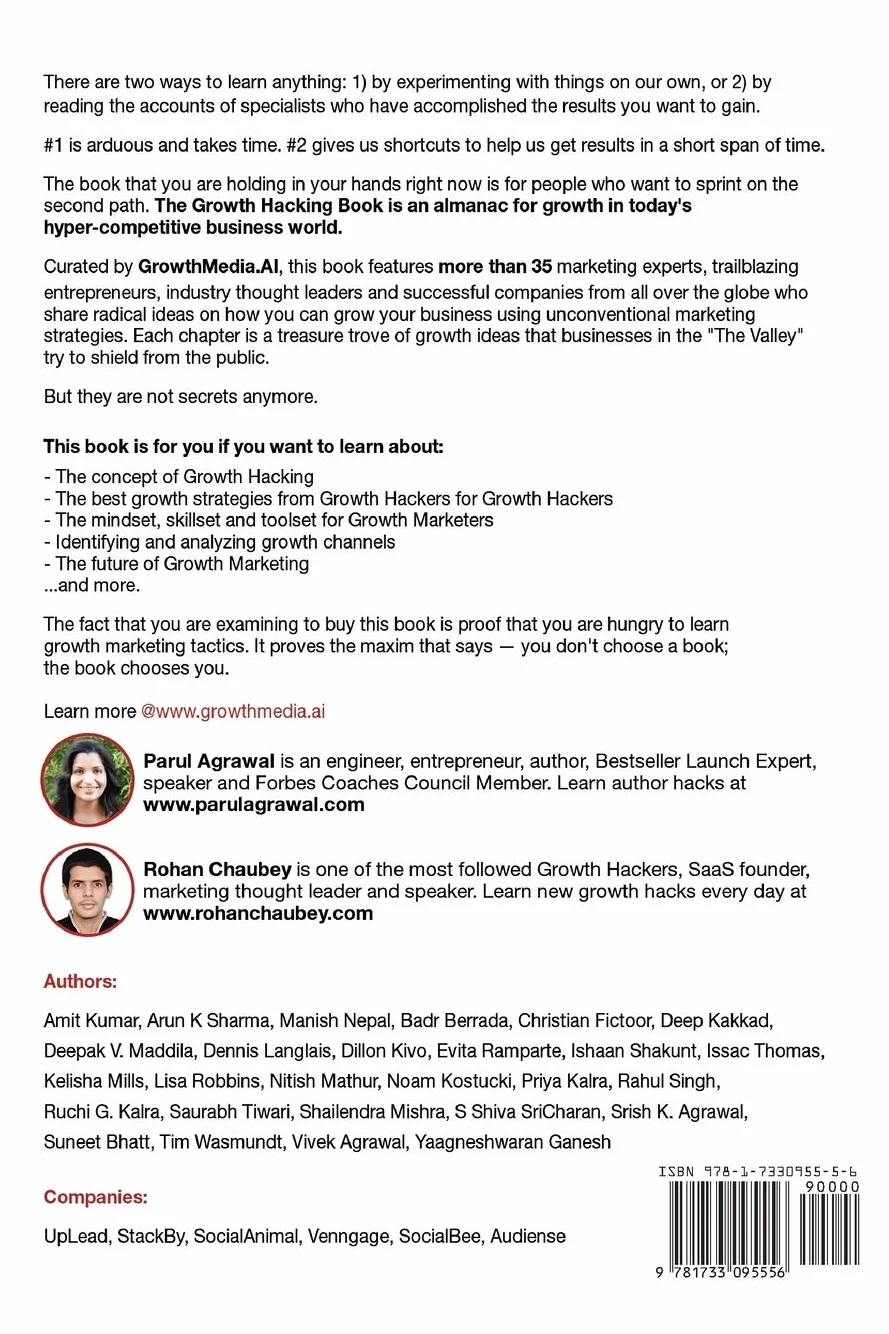 The Growth Hacking Book: Most Guarded Growth Marketing Secrets The Silicon Valley Giants Don't Want You To Know