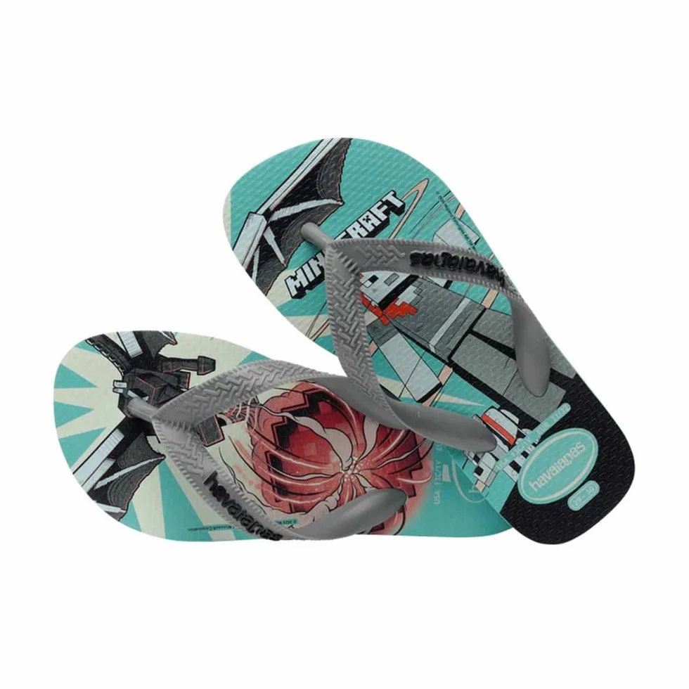 Havaianas baby minecraft - Klapki Uniseks - dzieci