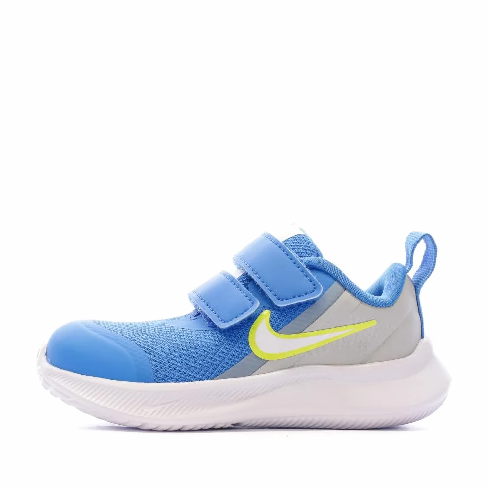 NIKE Baskets Bleu/Jaune Bãbã Garçon Star Runner 3 TDV, Unisex buty do biegania dla dzieci