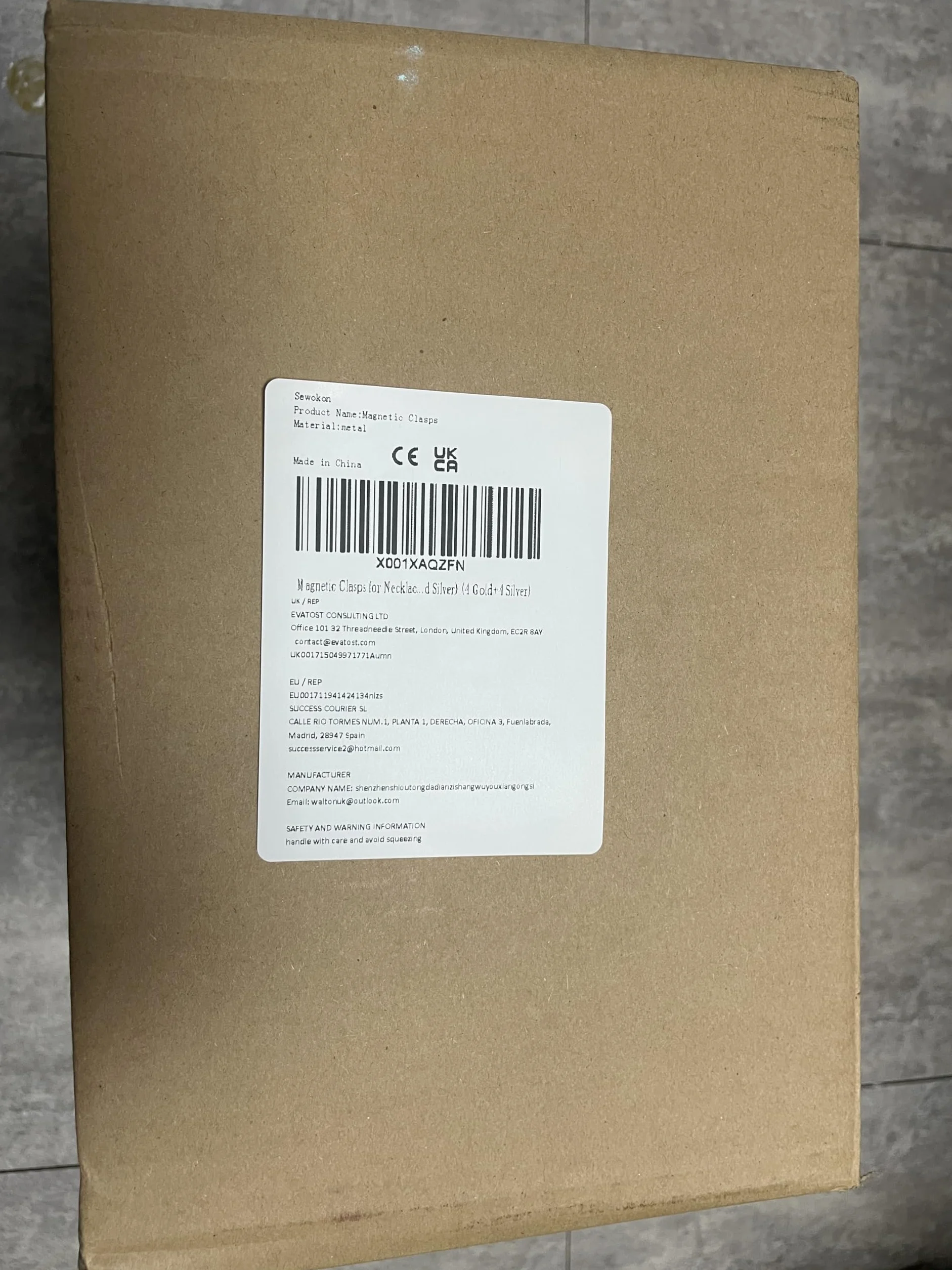 8 szt. Zapięcia magnetyczne do biżuterii, zapięcia magnetyczne do łańcuszków, zapięcie łańcuszka magnetyczne, zapięcie magnetyczne do łańcucha (4 złote + 4 srebrne)