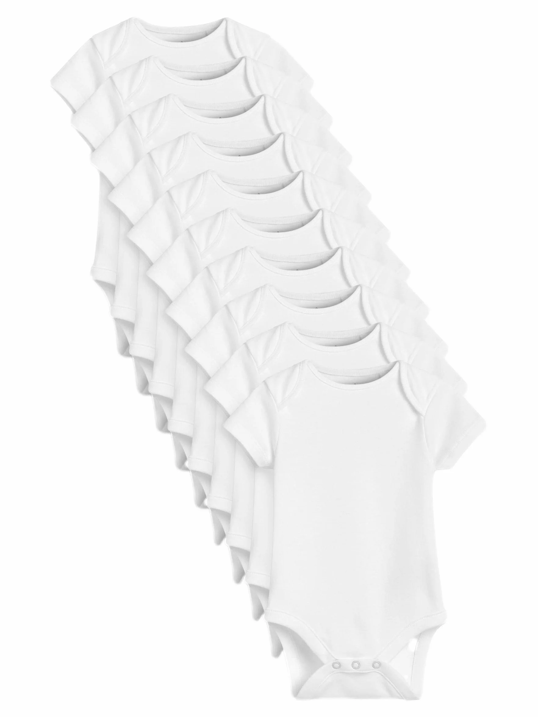 NEXT Noworodki unisex Zestaw 10 niemowlęcych body z krótkim rękawem