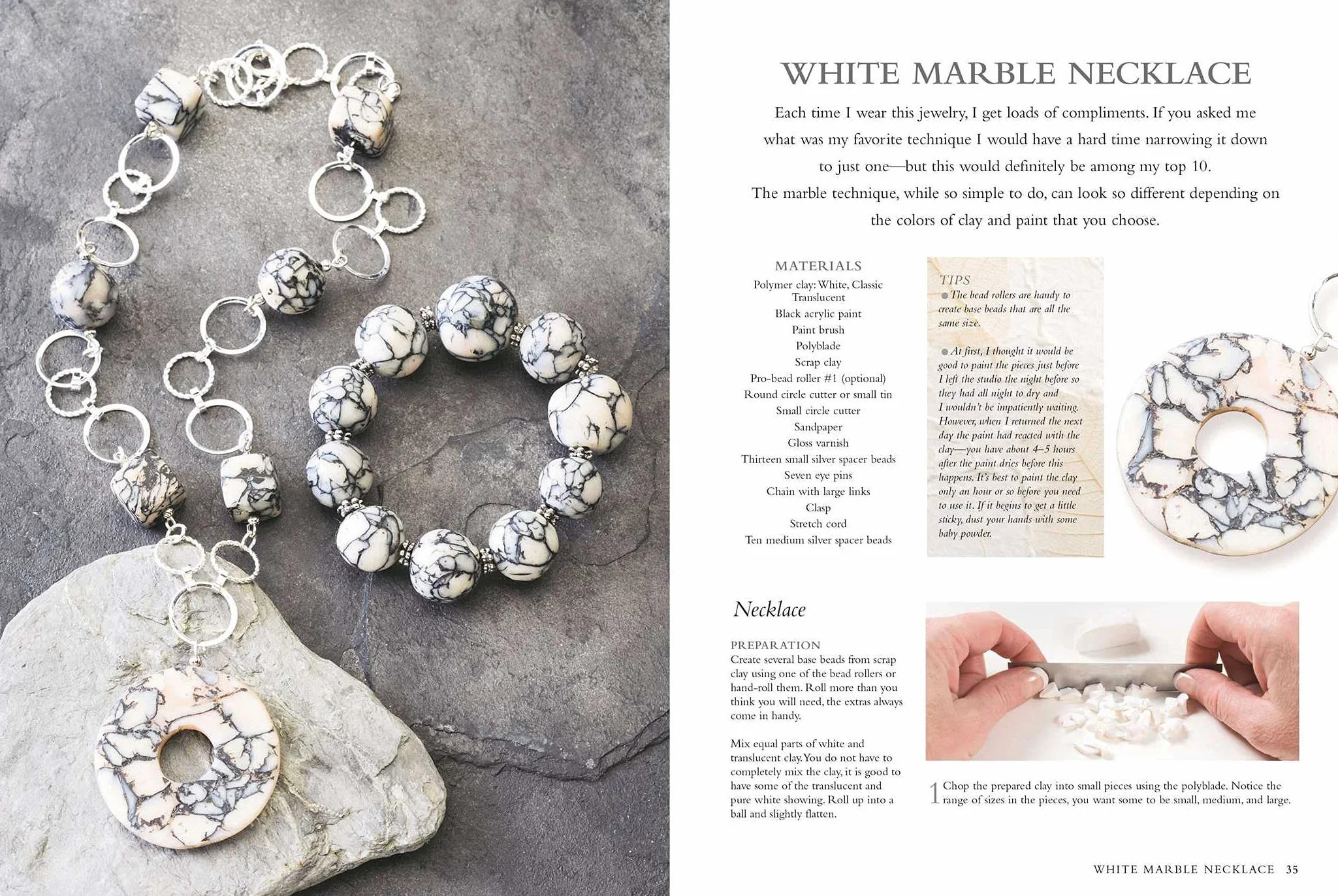 Polymer Clay Jewelry: 35 Step-By-Step Projects for Beautiful Beads and Jewelry