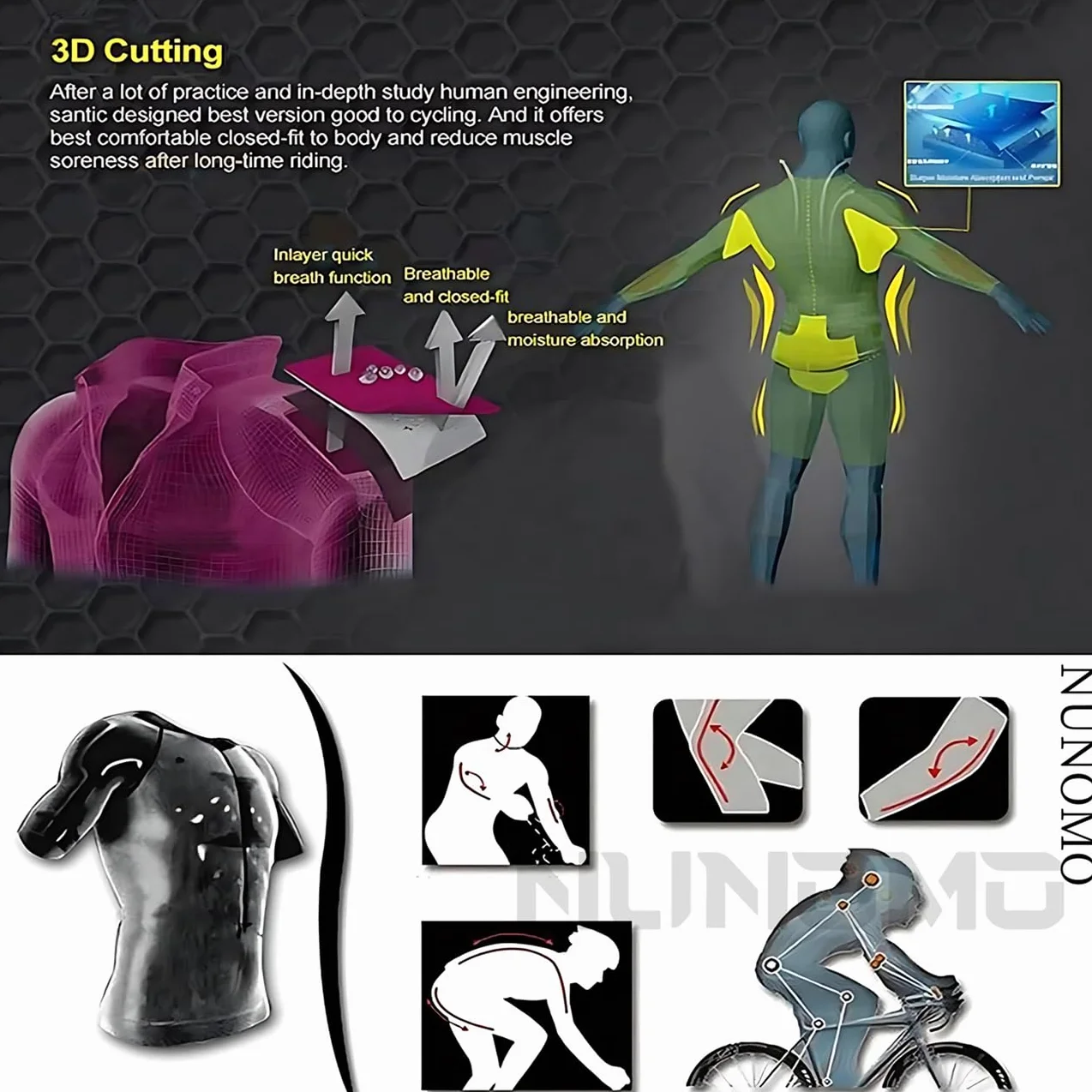 Strój Triathlon dla mężczyzn i mężczyzn, wyściełany, jednoczęściowy, trisuit Bike Top Short Trisuit, jednoczęściowy, na zawody