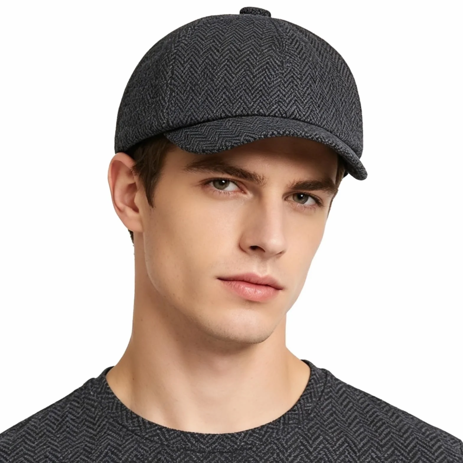 Męska czapka z daszkiem w stylu vintage, regulowana czapka z daszkiem Newsboy, czapka z daszkiem Gatsby Ivy, czapka z daszkiem do golfa, zimowa czapka Dri