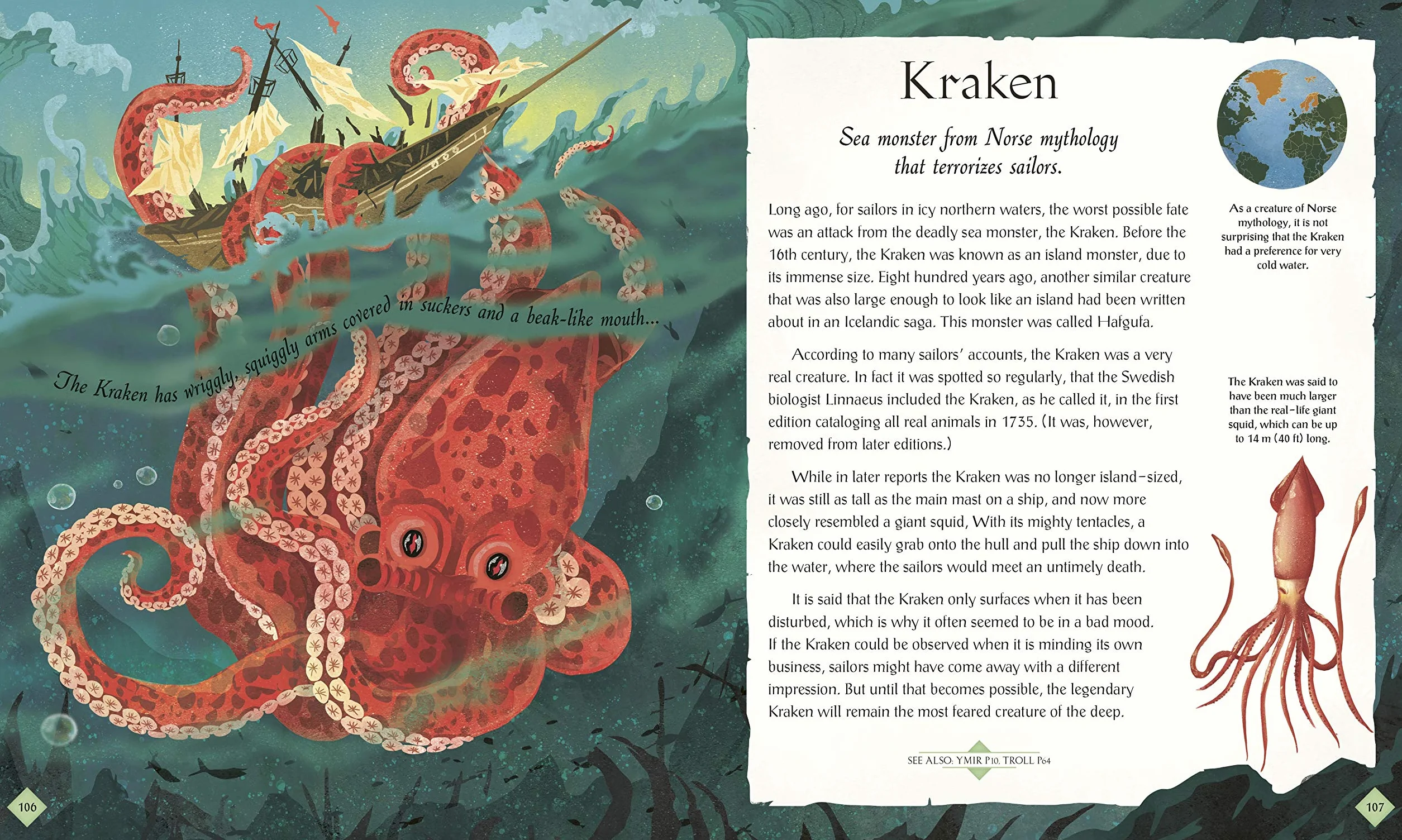 The Book of Mythical Beasts and Magical Creatures: Meet your favourite monsters, fairies, heroes, and tricksters from all around the world