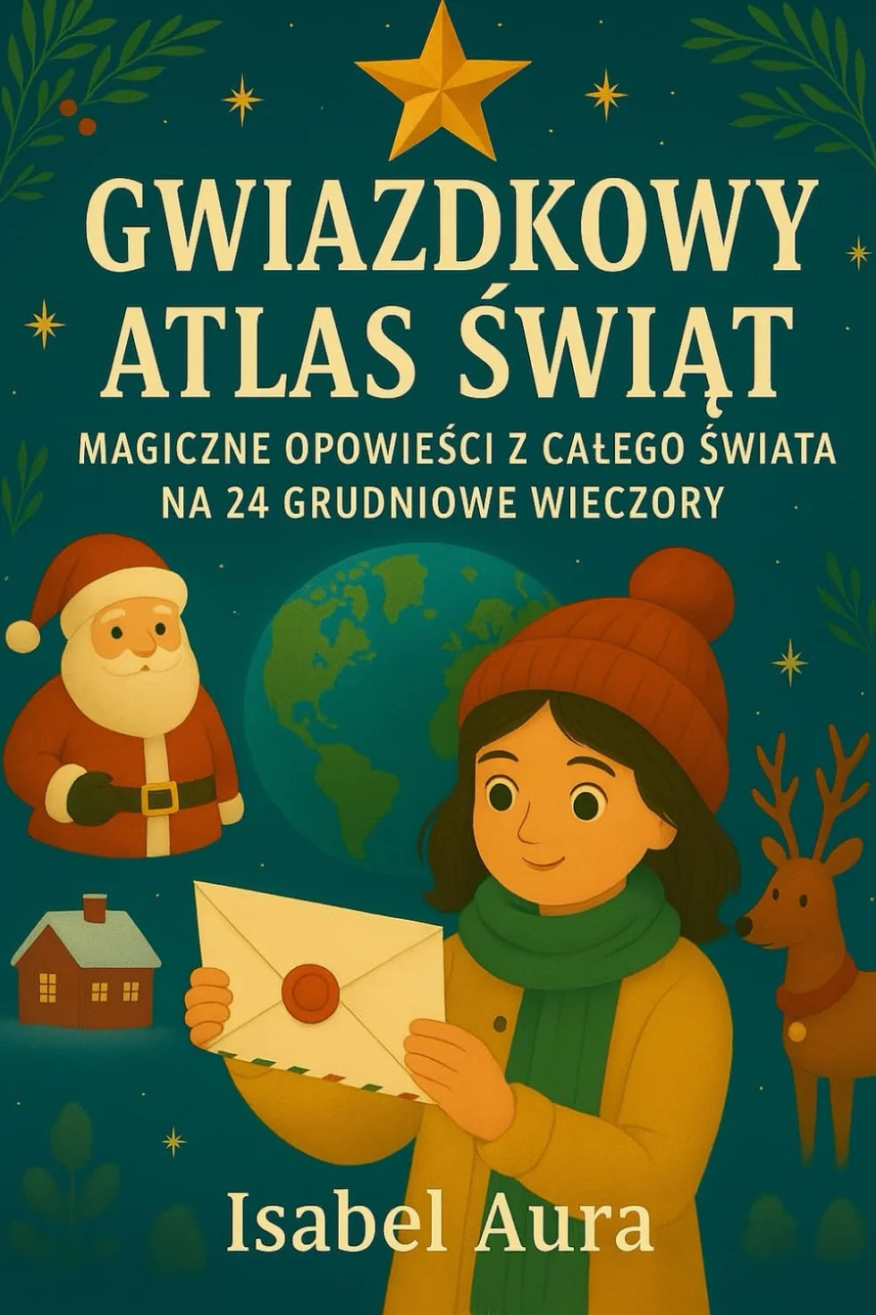Gwiazdowy Atlas Świąt 24 magiczne opowieści z całego świata na każdy grudniowy wieczór: Idealny prezent na Święta czy Kalendarz Adwentowy, dla dzieci ... rodzin i każdego, kto kocha Boże Narodzenie