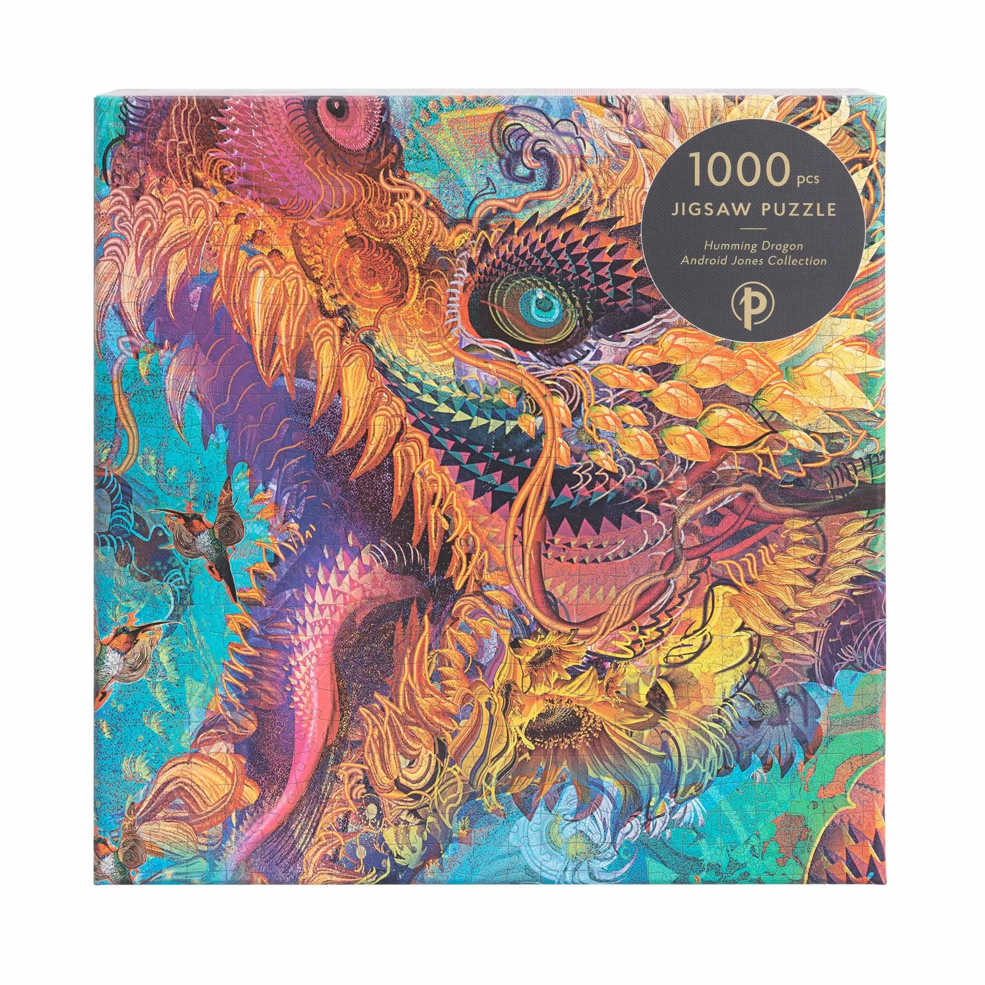 Puzzle Paperblanks Dragon Bourdonnant 1 000 pièces: 1000 pieces. Finished puzzle 500x700mm, Boxed 195x195x50mm.