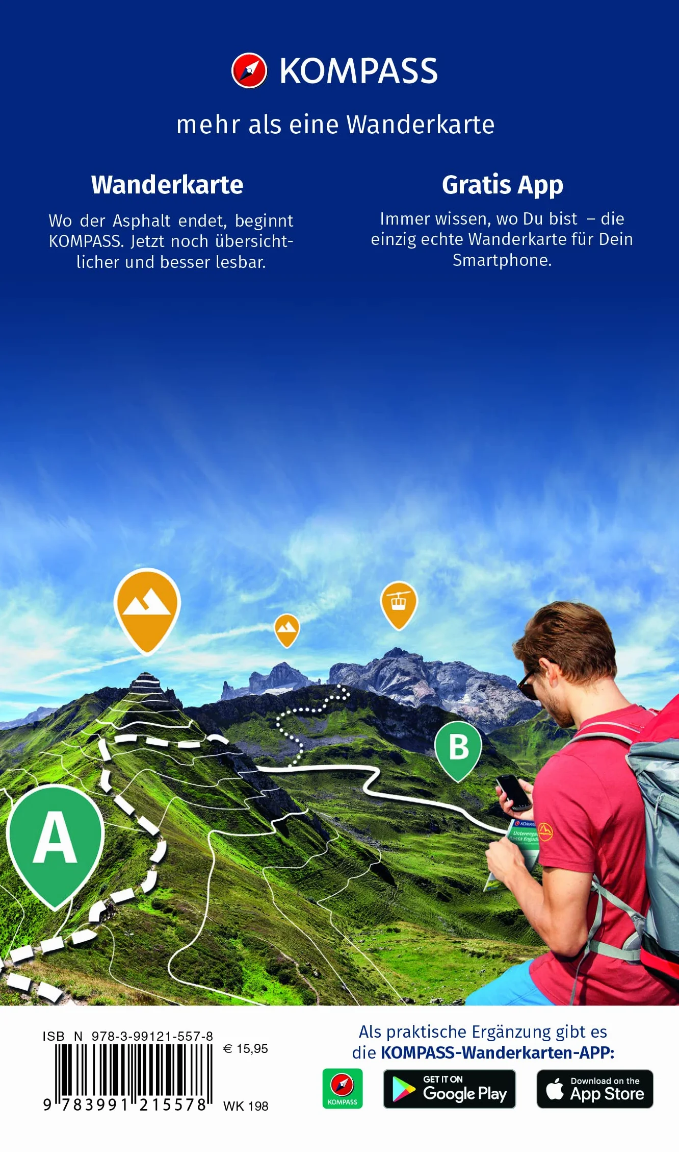 198 bayerischer wald: inklusive Karte zur offline Verwendung in der KOMPASS-App. Fahrradfahren. Skitouren.