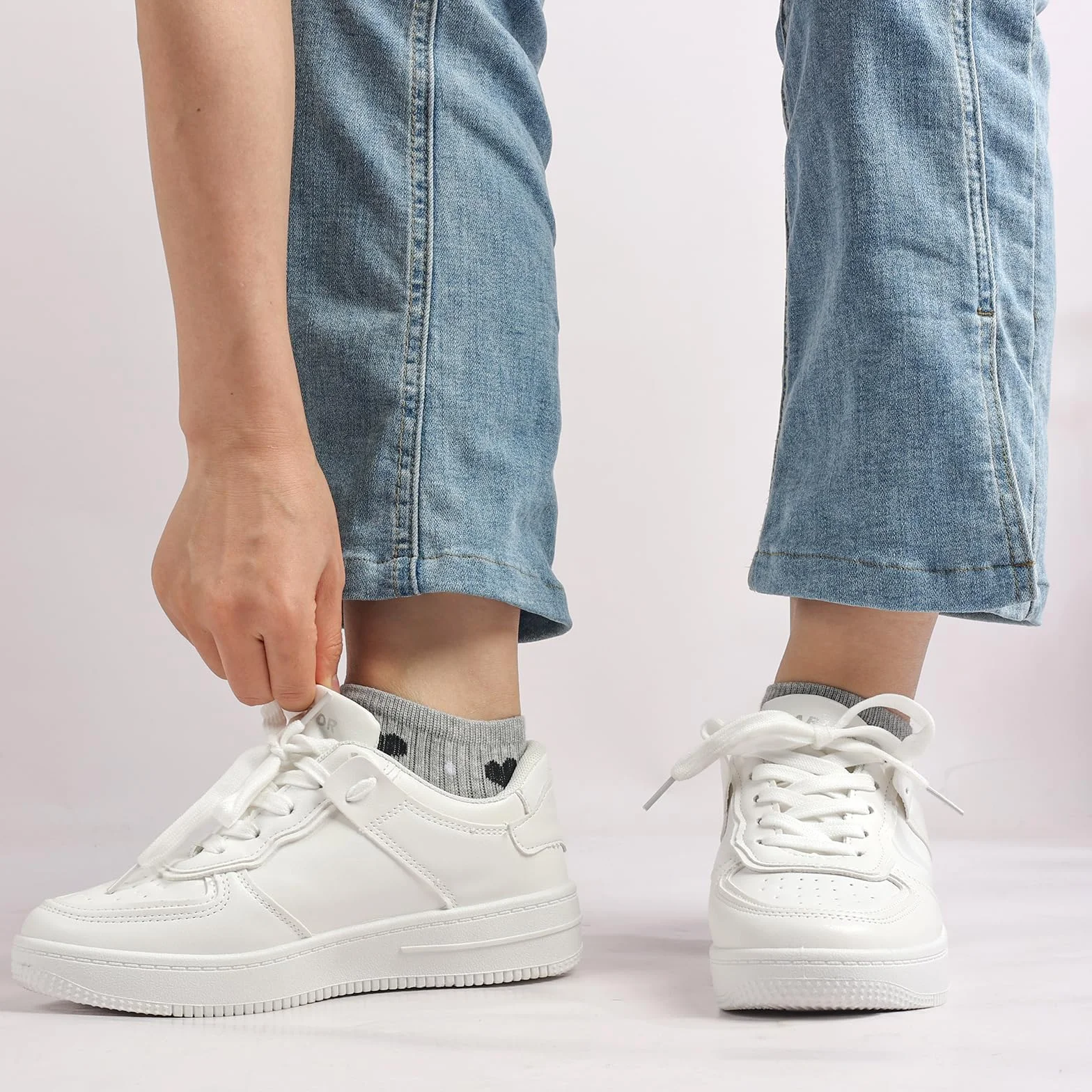 Skarpety damskie do sneakersów 35-38 39-42, 10 par bawełnianych krótkich skarpet dziewczęcych, wielokolorowe skarpety do sneakersów, kolorowe skarpety damskie z kropkami w paski, Niebieski zestaw.,