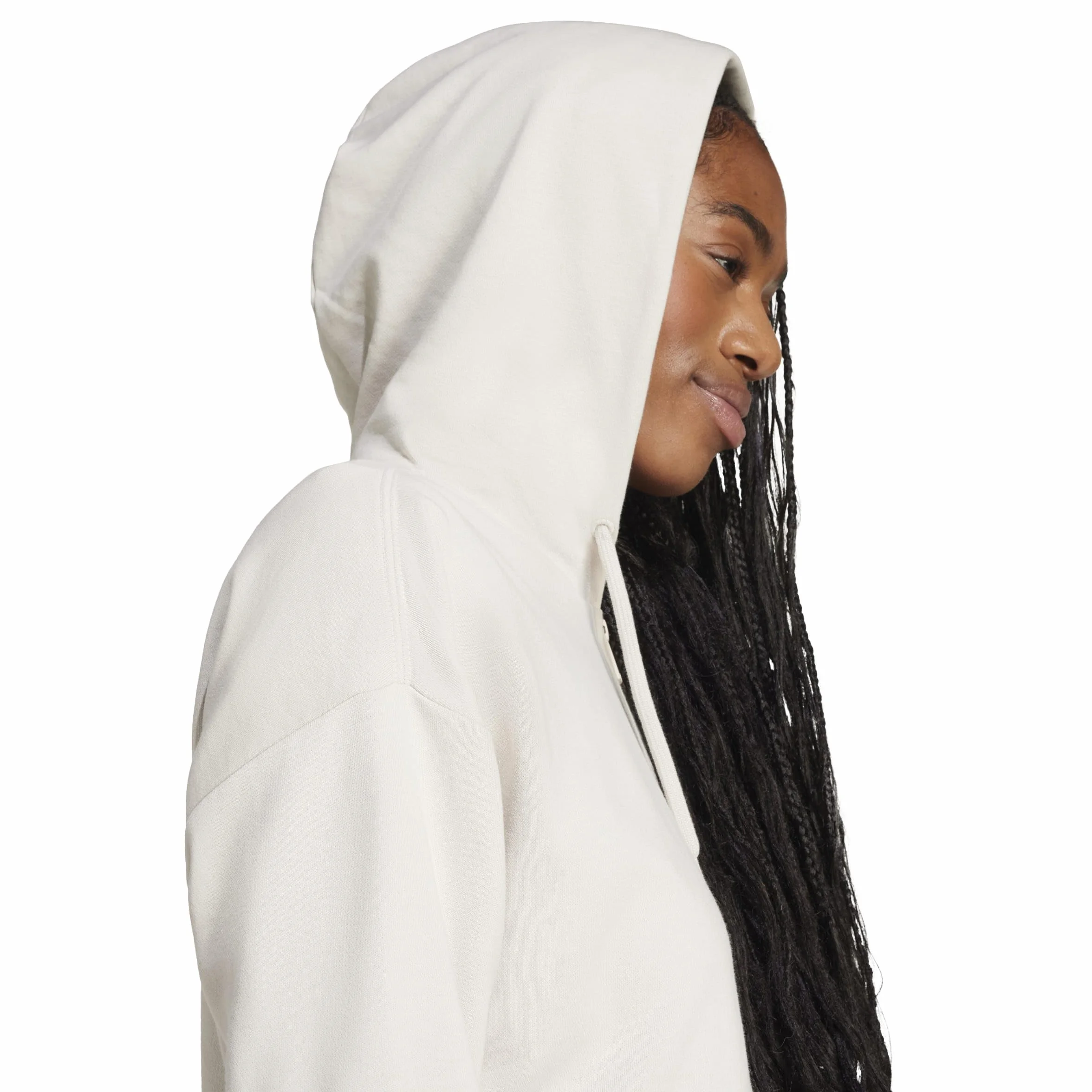 adidas Kobiety ESSENTIALS LINEAR FULL ZIP FRENCH TERRY HOODIE, wonder alumina/white, S