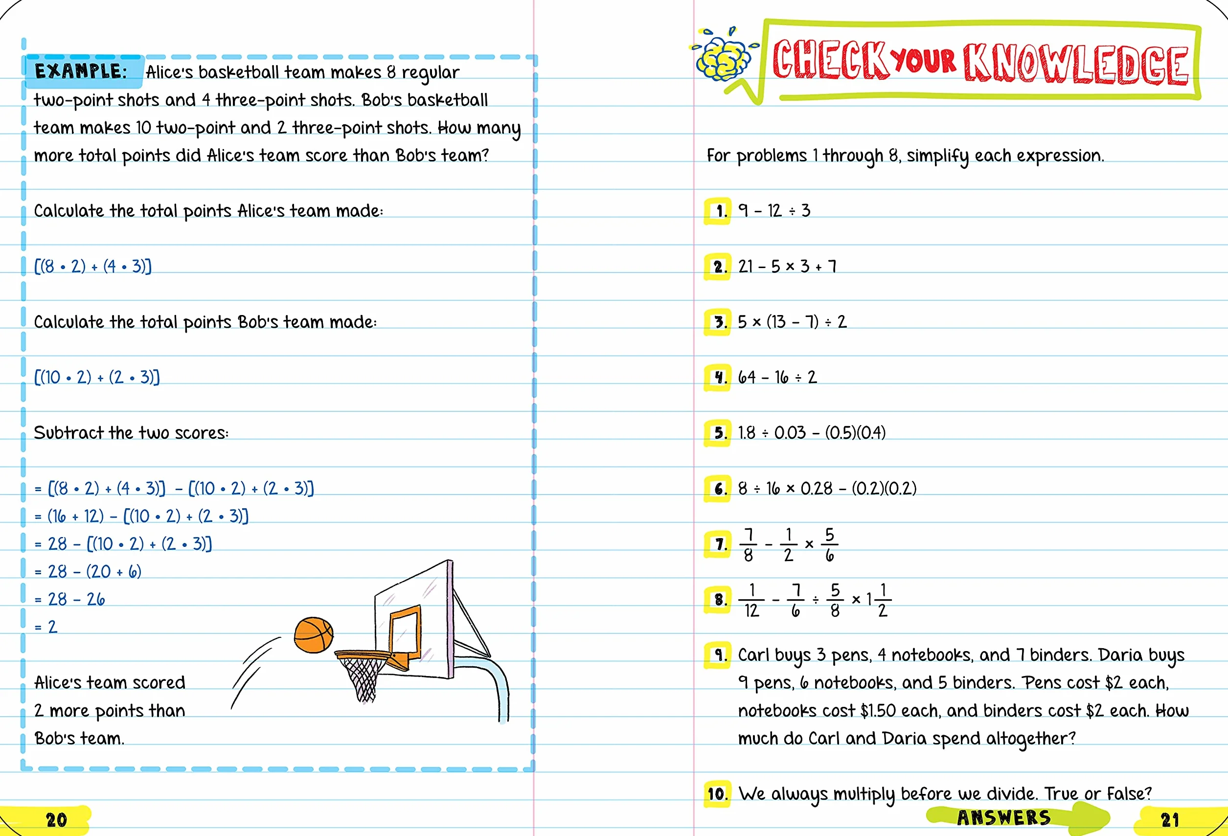 Everything You Need to Ace Pre-Algebra and Algebra I in One Big Fat Notebook: 1 (Big Fat Notebooks)