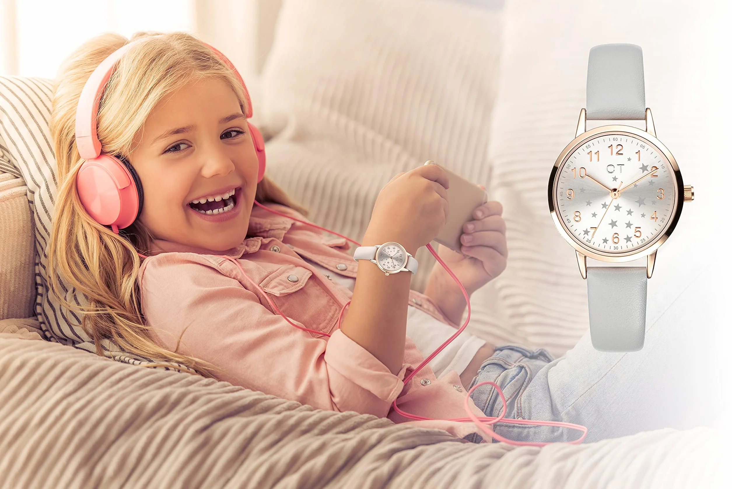 Cool Time Kids Zegarek Dziecięcy Dla Dziewczynek