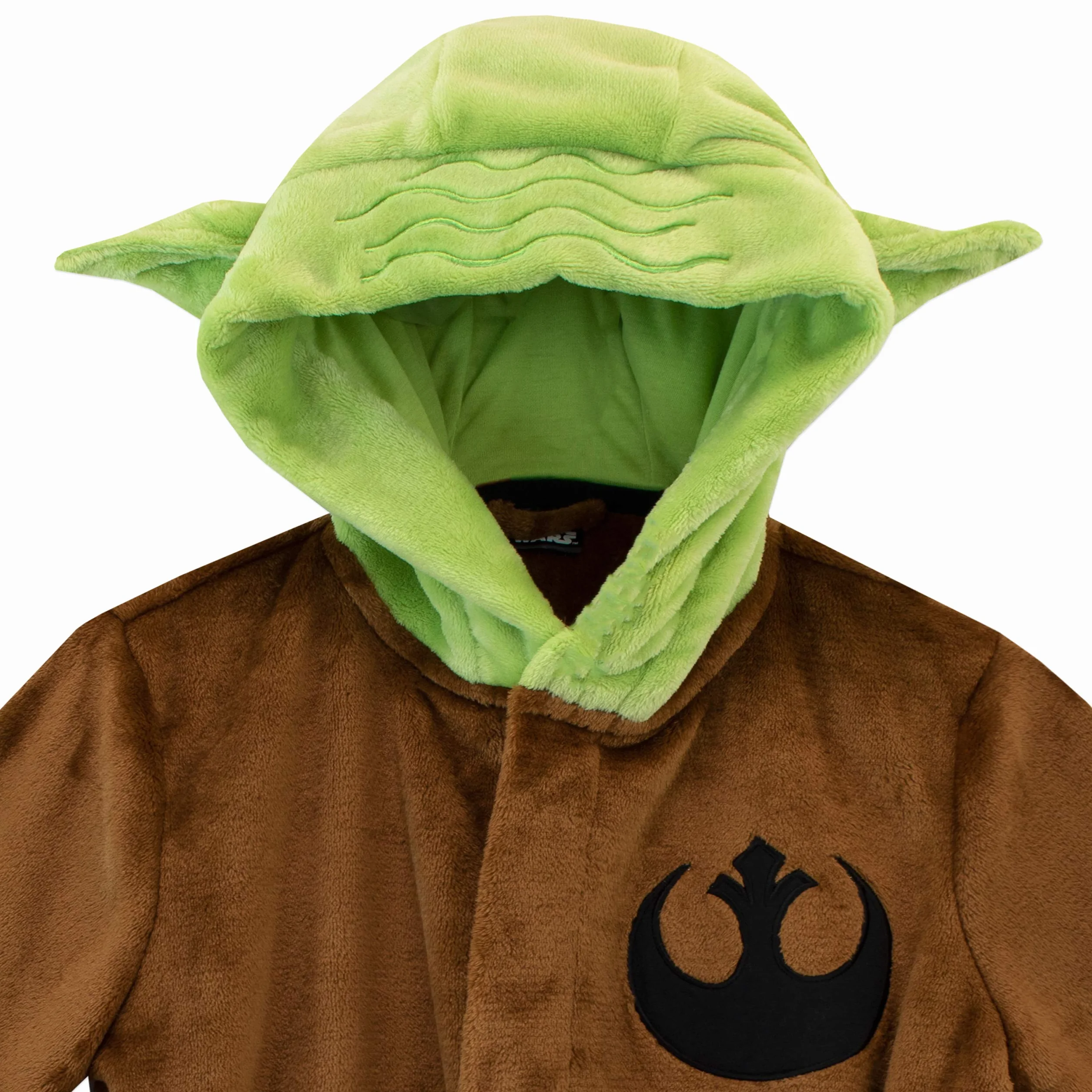 Star Wars Szlafrok chłopięcy z motywem Yody, szlafrok polarowy dla dzieci