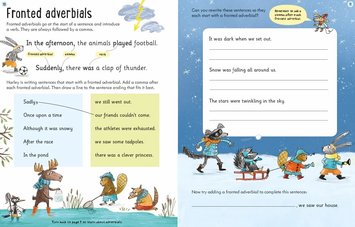Usborne Workbooks Grammar and Punctuation 8-9