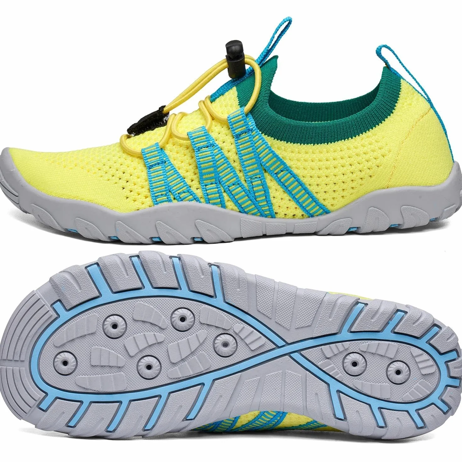 SAGUARO Buty w kształcie rakiety dla dzieci, buty morskie, dla dziewczynek, chłopców, antypoślizgowe buty do nurkowania, buty do nurkowania, rozmiar 24-36 EU