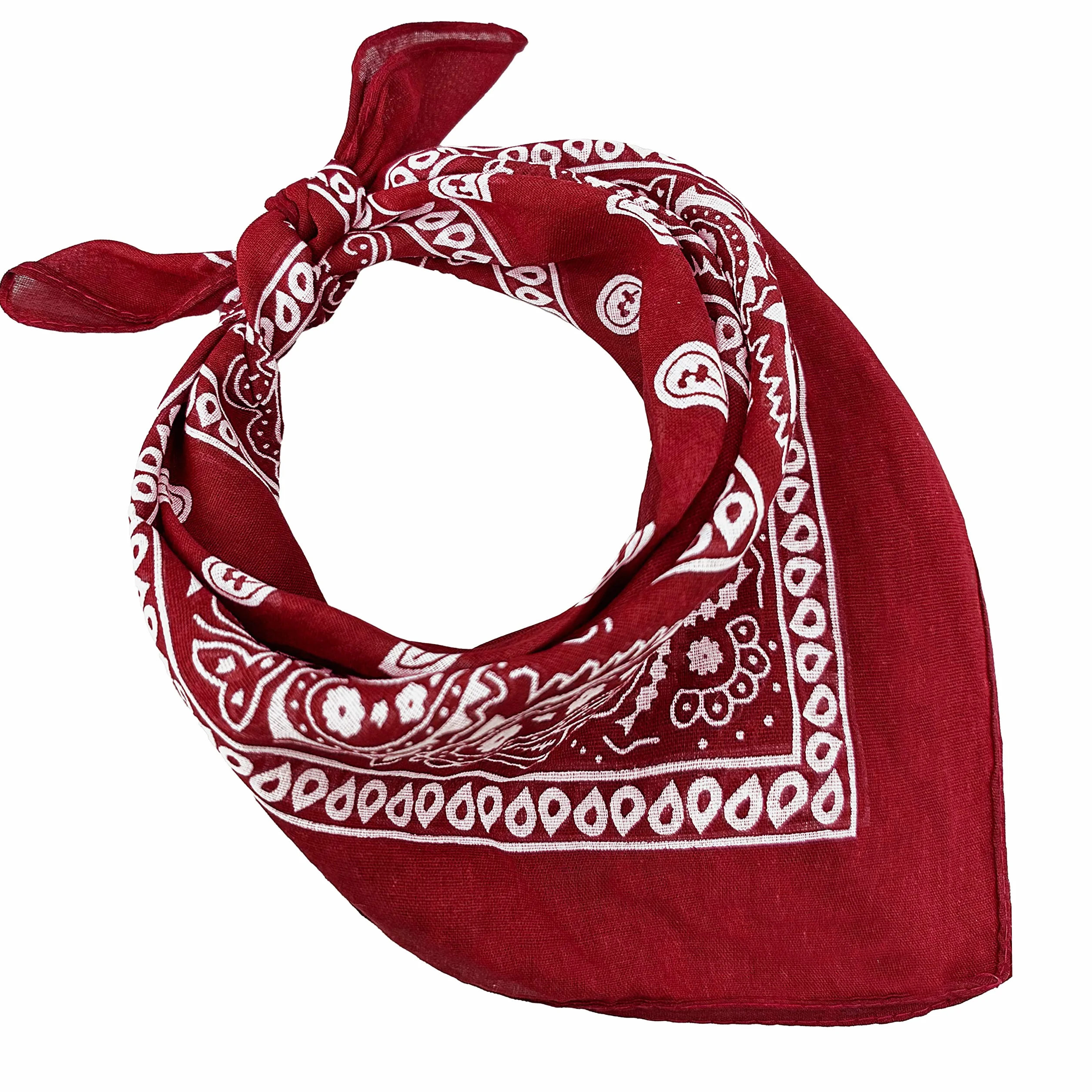 JOPHY & CO. 100% bawełniana bandana zestaw 3/5/10 dla kobiet mężczyzn dzieci unisex unikalne i/lub wzór Paisley COD. A644