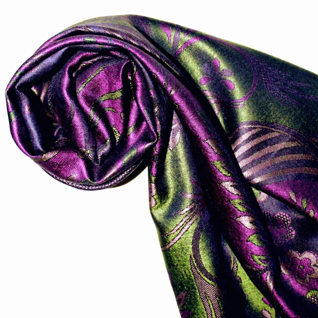 Lorenzo Cana Pashmina szal damski, żakardowy, tkany, 100% jedwab, 70 cm x 190 cm, wzór Paisley, jedwabny szal jedwabny, pashmina, harmonijne kolory 7808688
