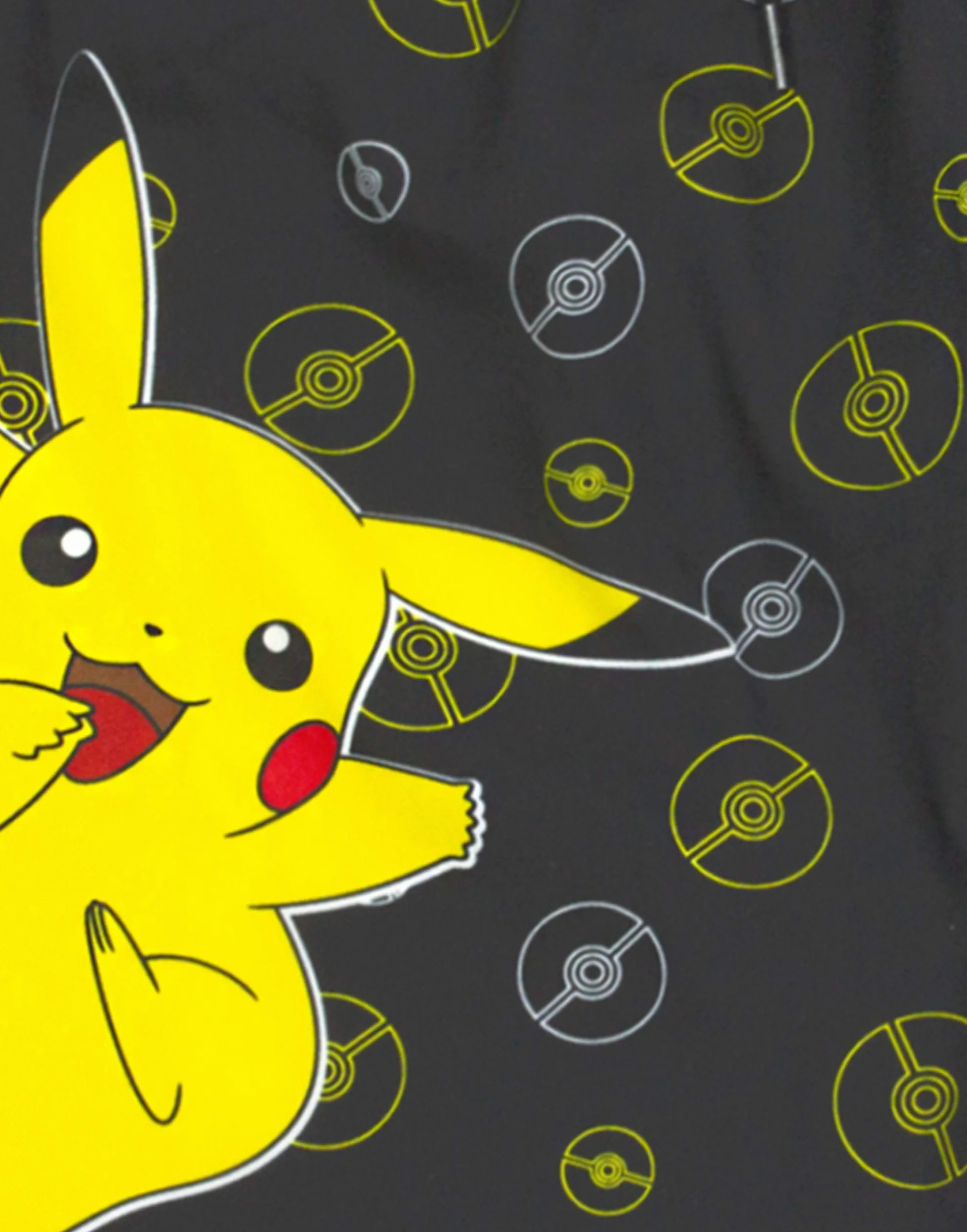 Pokemon Szorty kąpielowe dla chłopców | Czarno-niebieskie stroje kąpielowe Pikachu dla dzieci i nastolatków | Spodnie kąpielowe dla graczy ze sznurkiem w pasie