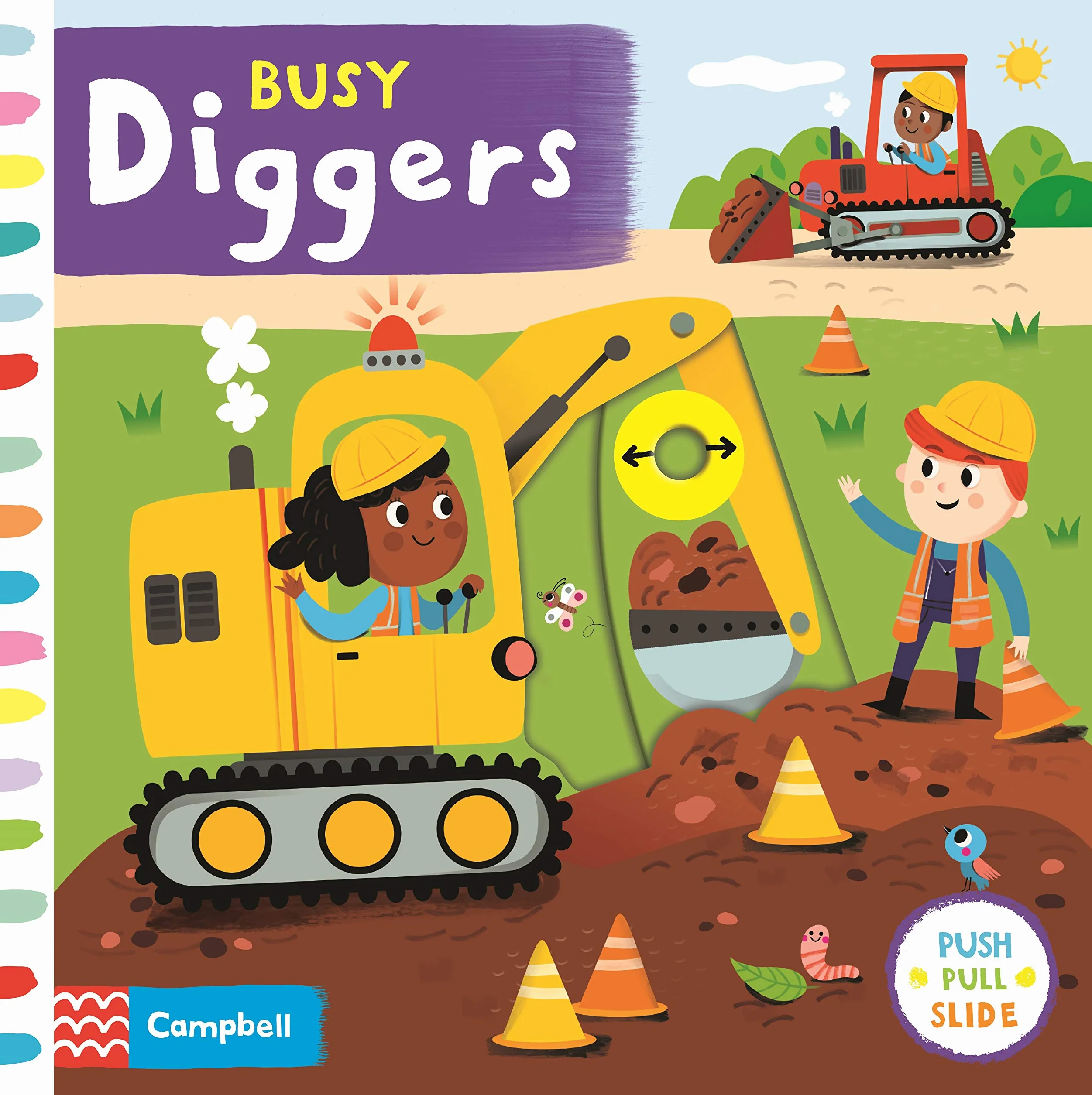 Busy Diggers: A Push, Pull, Slide Book