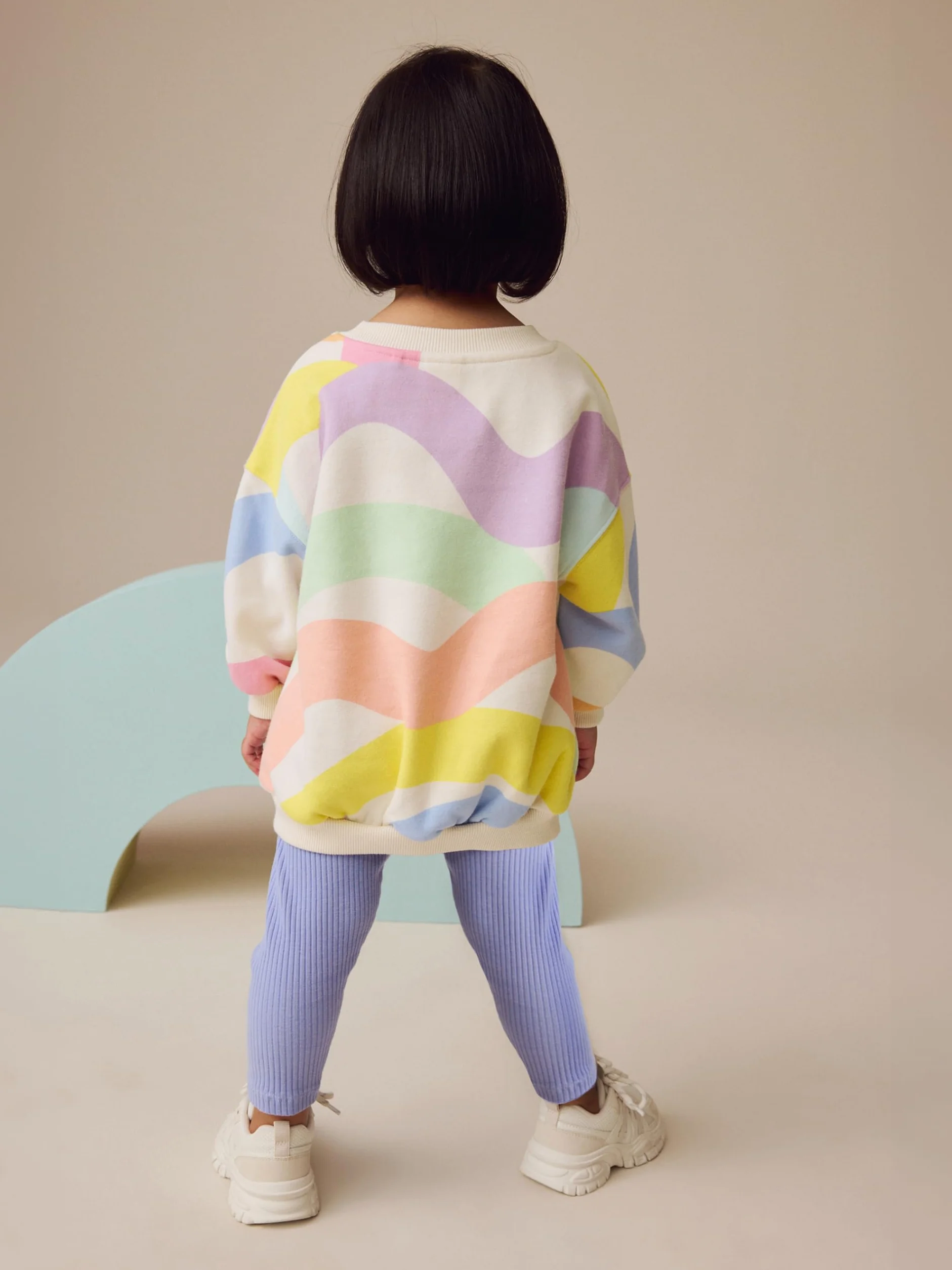 NEXT Młodsze dziewczynki Bluza i legginsy w komplecie