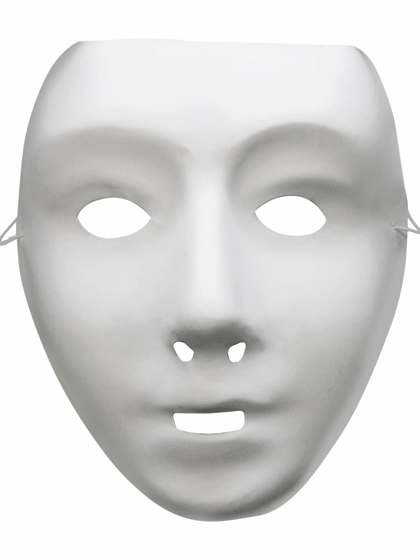 MASQUE BLANC ROBOT A DECORER