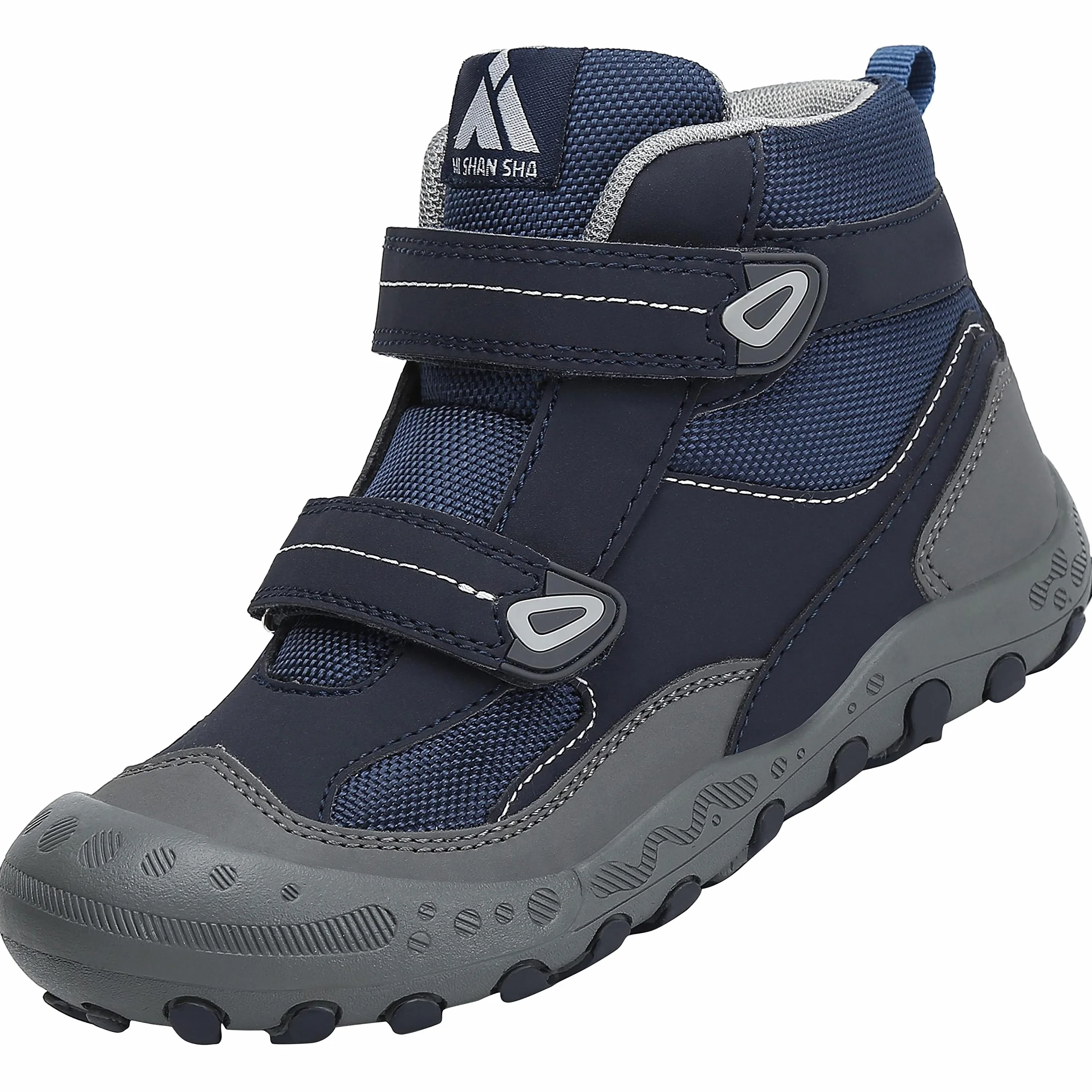 Mishansha Dziecięce buty trekkingowe, antypoślizgowe, lekkie buty trekkingowe dla chłopców i dziewczynek, rozm. 24-38, Dziecięcy niebieski, 38 EU