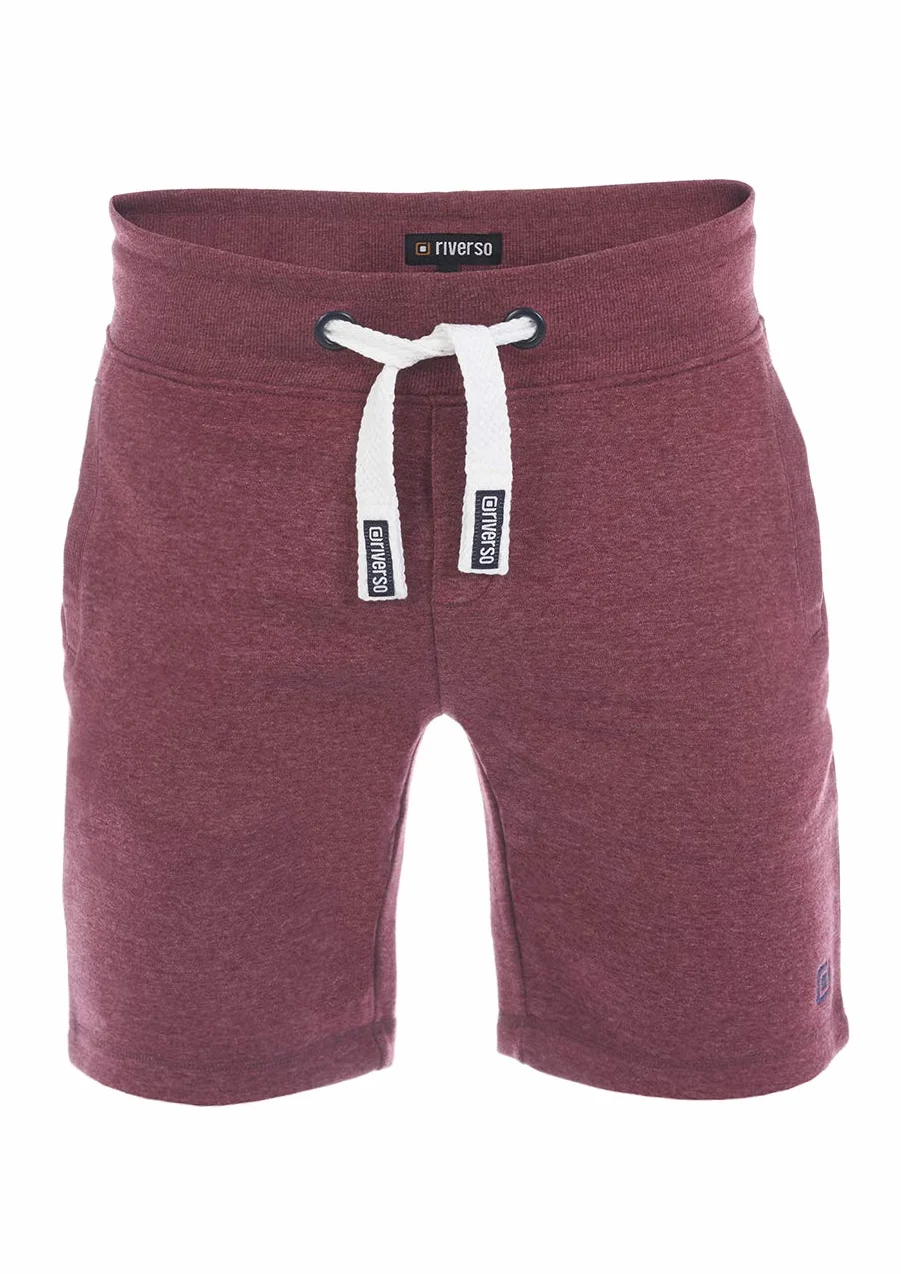 riverso Męskie krótkie spodenki dresowe RIVMoritz bermudy lato sportowe szorty bawełna zielone niebieskie czerwone szare S M L XL 2XL 3XL 4XL 5XL
