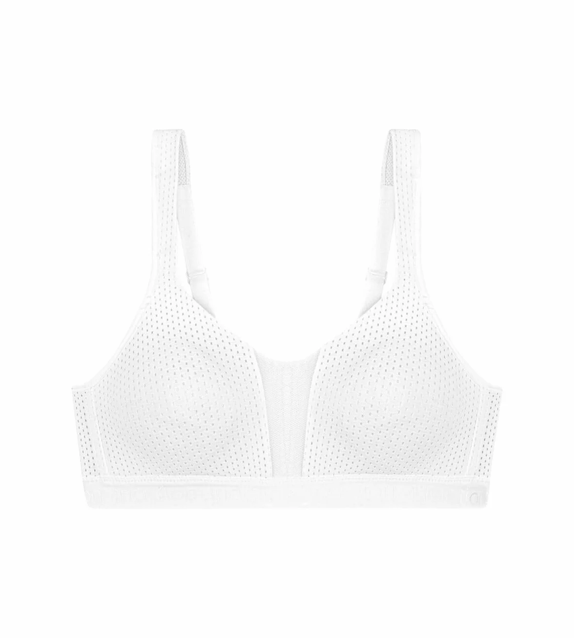 Triumph Triaction Energy Lite sportowy biustonosz bez fiszbin, biały, 85C