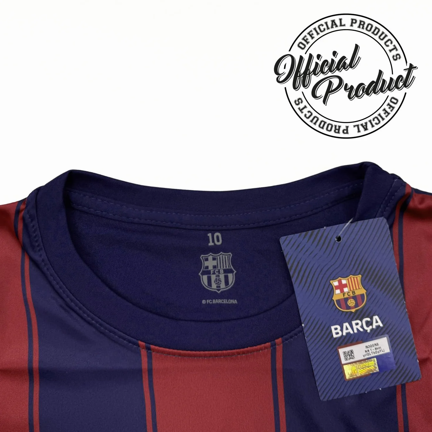 FCB Koszulka piłkarska FC Barcelona na sezon 2025/26, oficjalna replika koszulki stadionowej dla dorosłych, młodzieży i dzieci