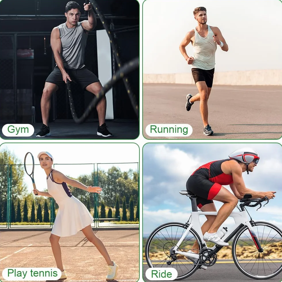 flintronic 6 par bambusowych skarpet treningowych, do kostek, niski krój, antypoślizgowe, oddychające skarpety, do biegania i uprawiania sportu