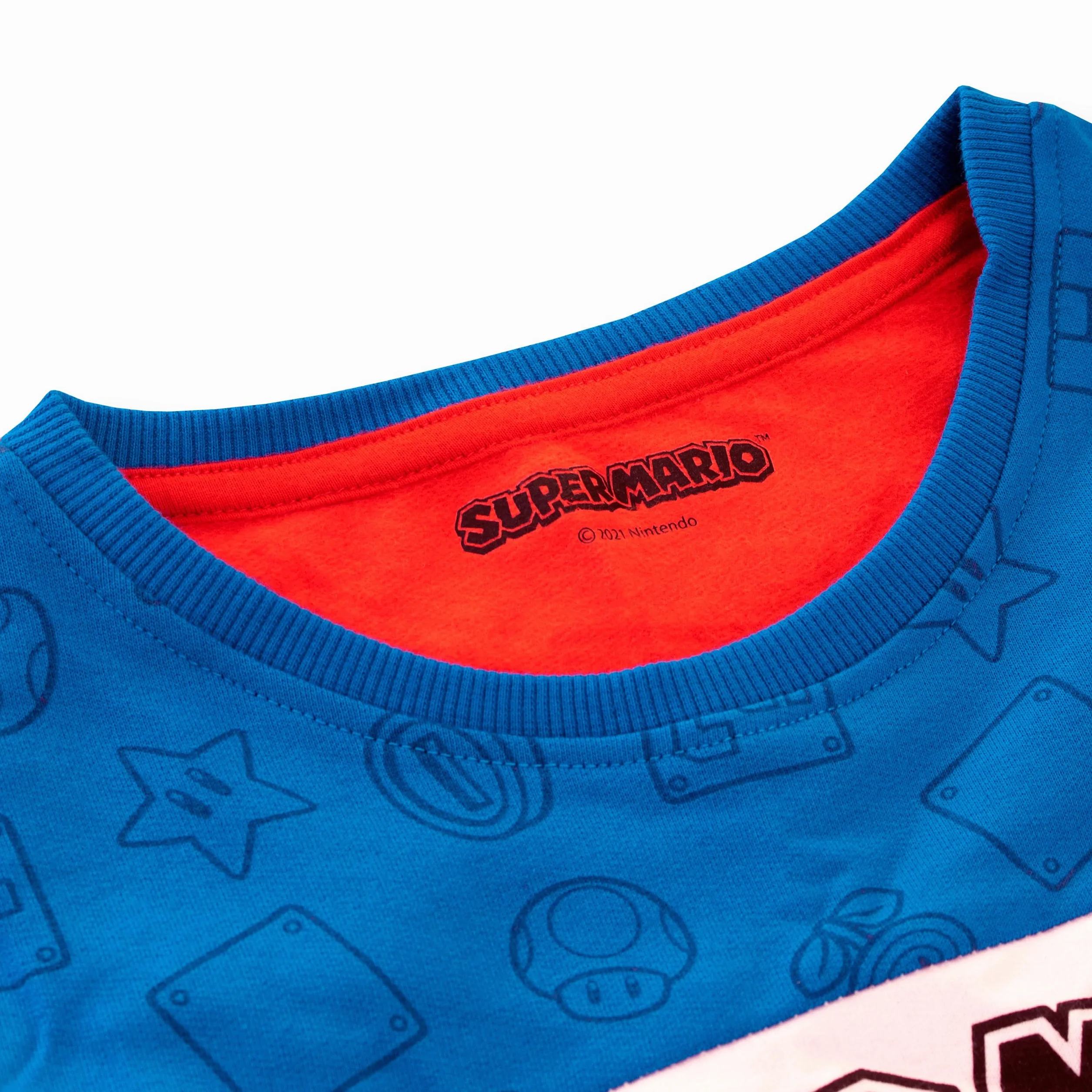 SUPER MARIO BROS Chłopcy Zestaw Bluzy i Spodni dla gamerów Dresowych dla chłopców Zestaw bluzy i joggerów dla dzieci Wielobarwny 122
